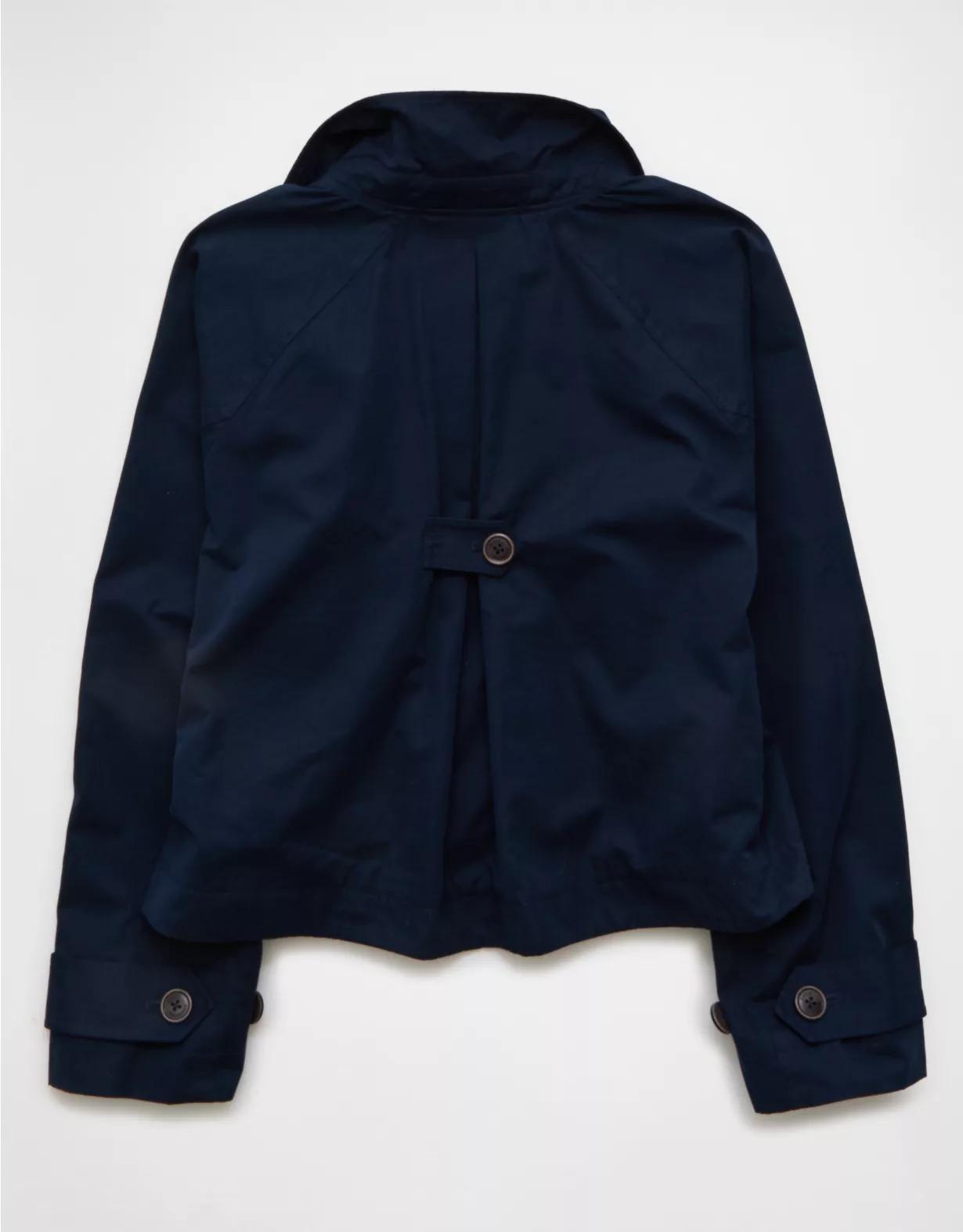 AE Cropped Trench Jacket Product Image