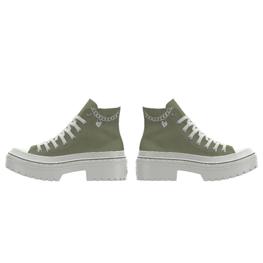 Custom Chuck Taylor All Star Lugged Heel Platform By You Product Image