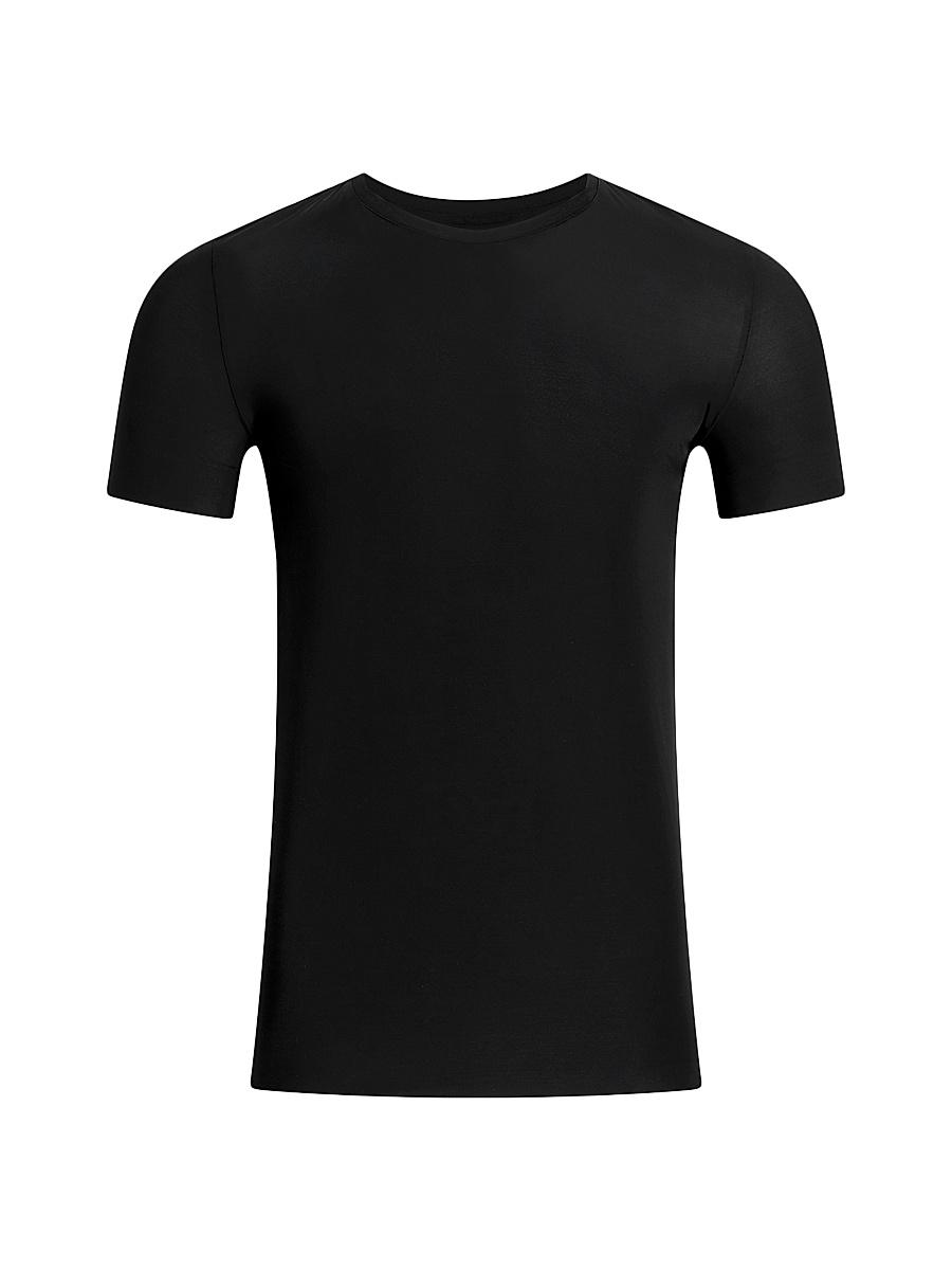 Mens Classic Microfiber Crewneck Undershirt Product Image