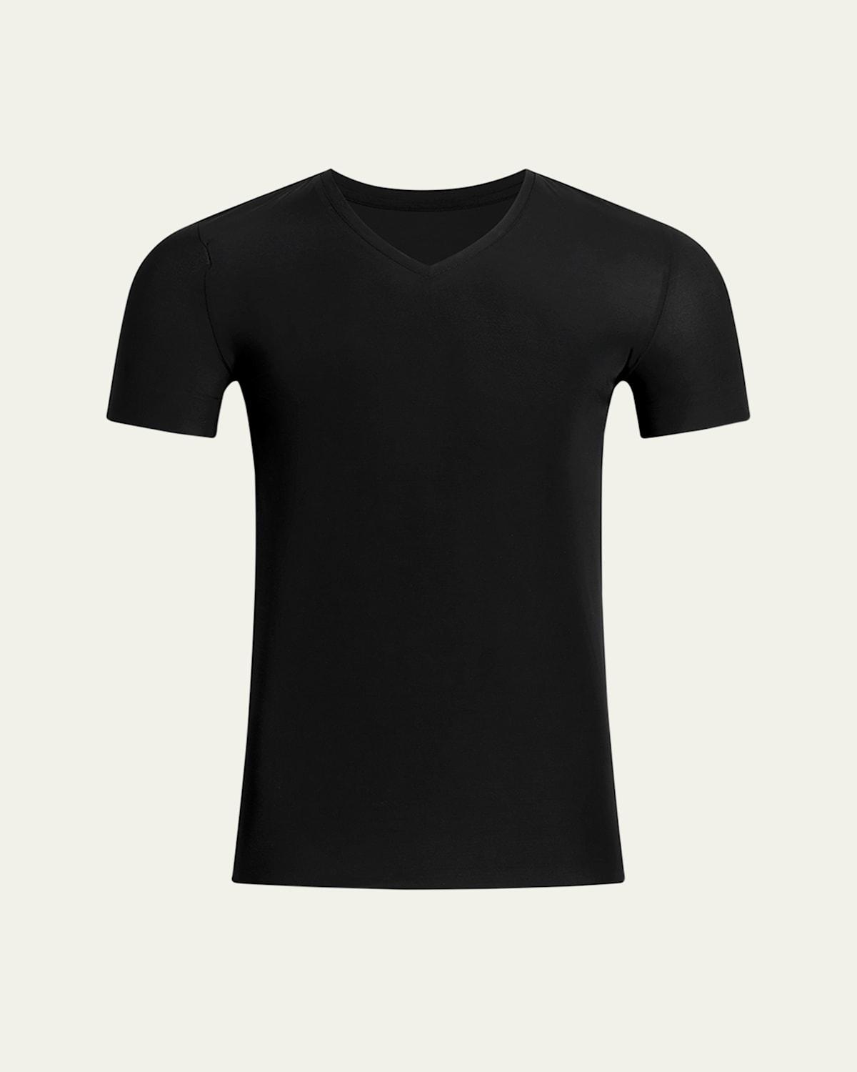 Mens Original Microfiber V-Neck T-Shirt Product Image