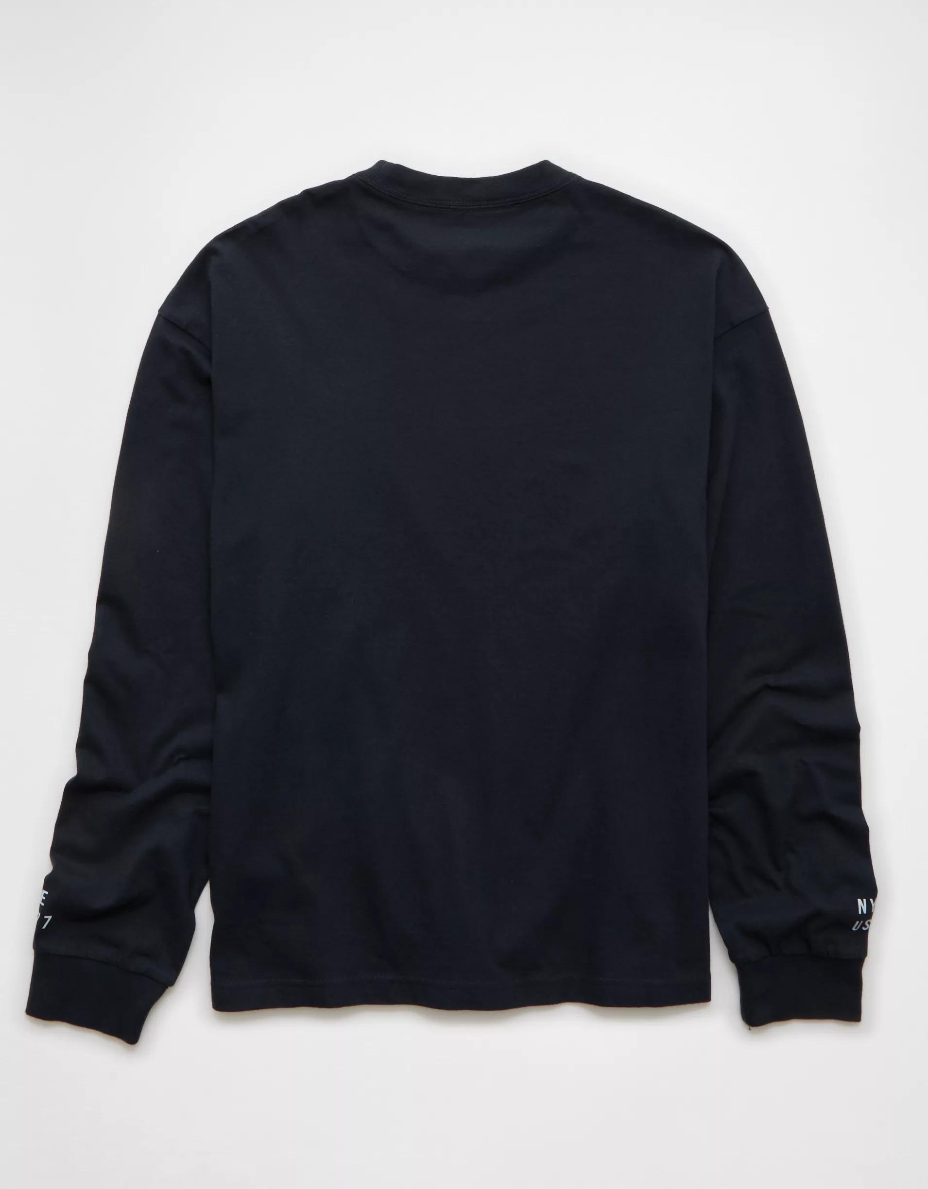 AE Boxy Long Sleeve Destination Graphic T-Shirt Product Image