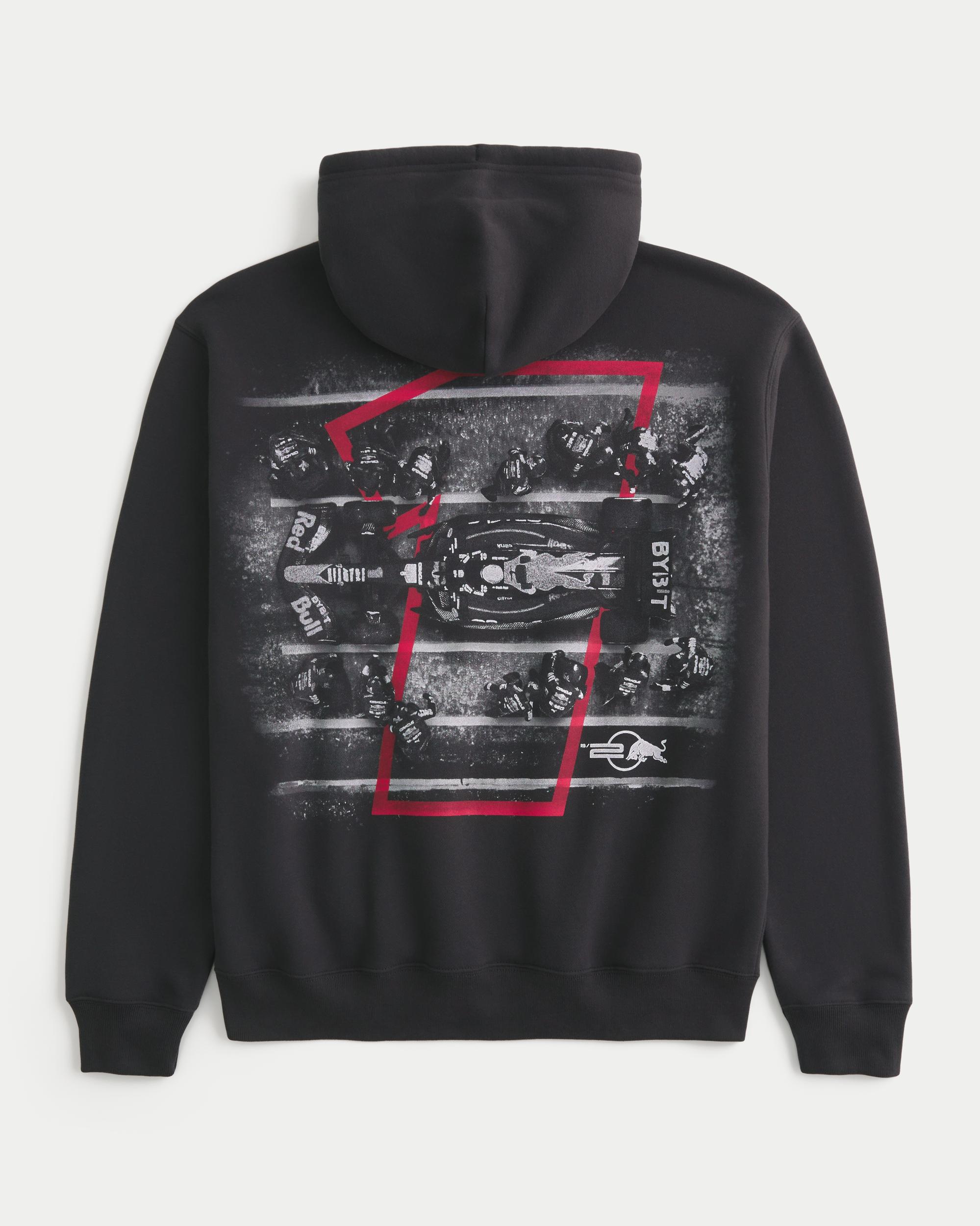 Relaxed Oracle Red Bull Racing Graphic Hoodie Product Image