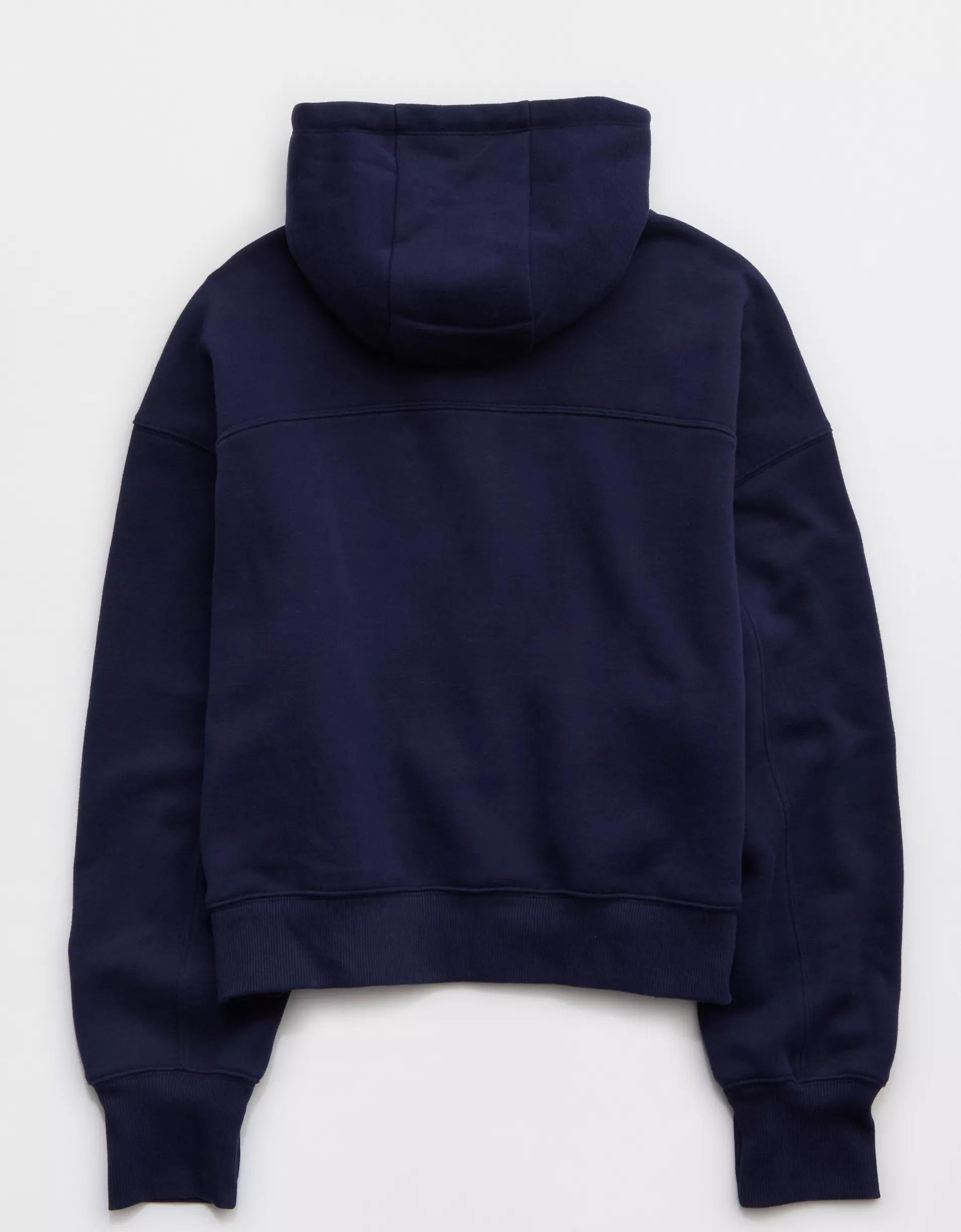 OFFLINE By Aerie Cloud Fleece Snap Front Hoodie Product Image