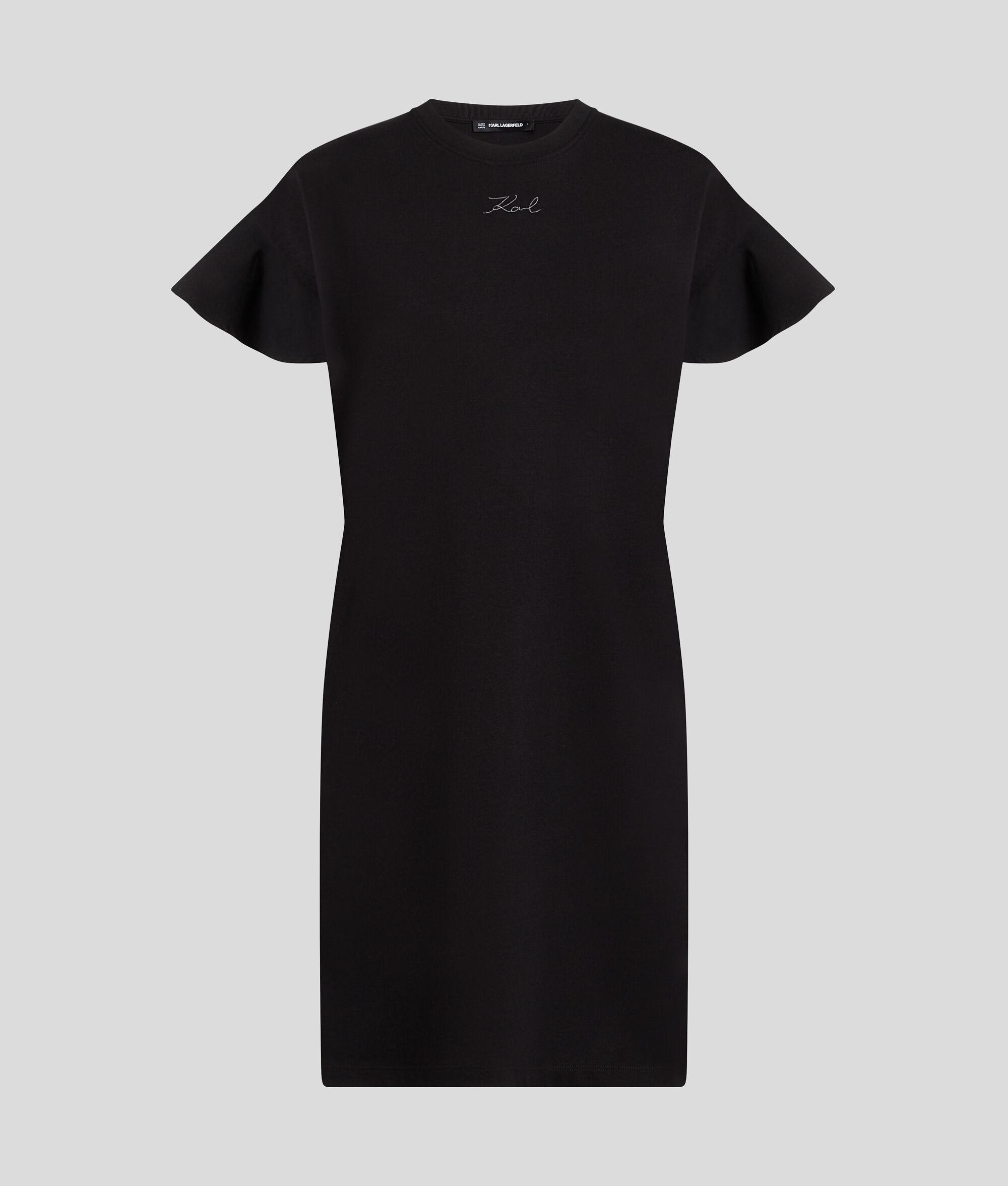 FABRIC MIX T-SHIRT DRESS Product Image
