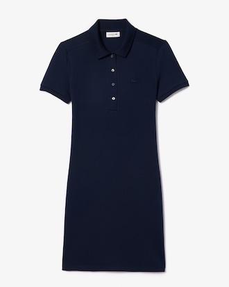 Slim Fit Stretch Piqué Polo Dress Product Image