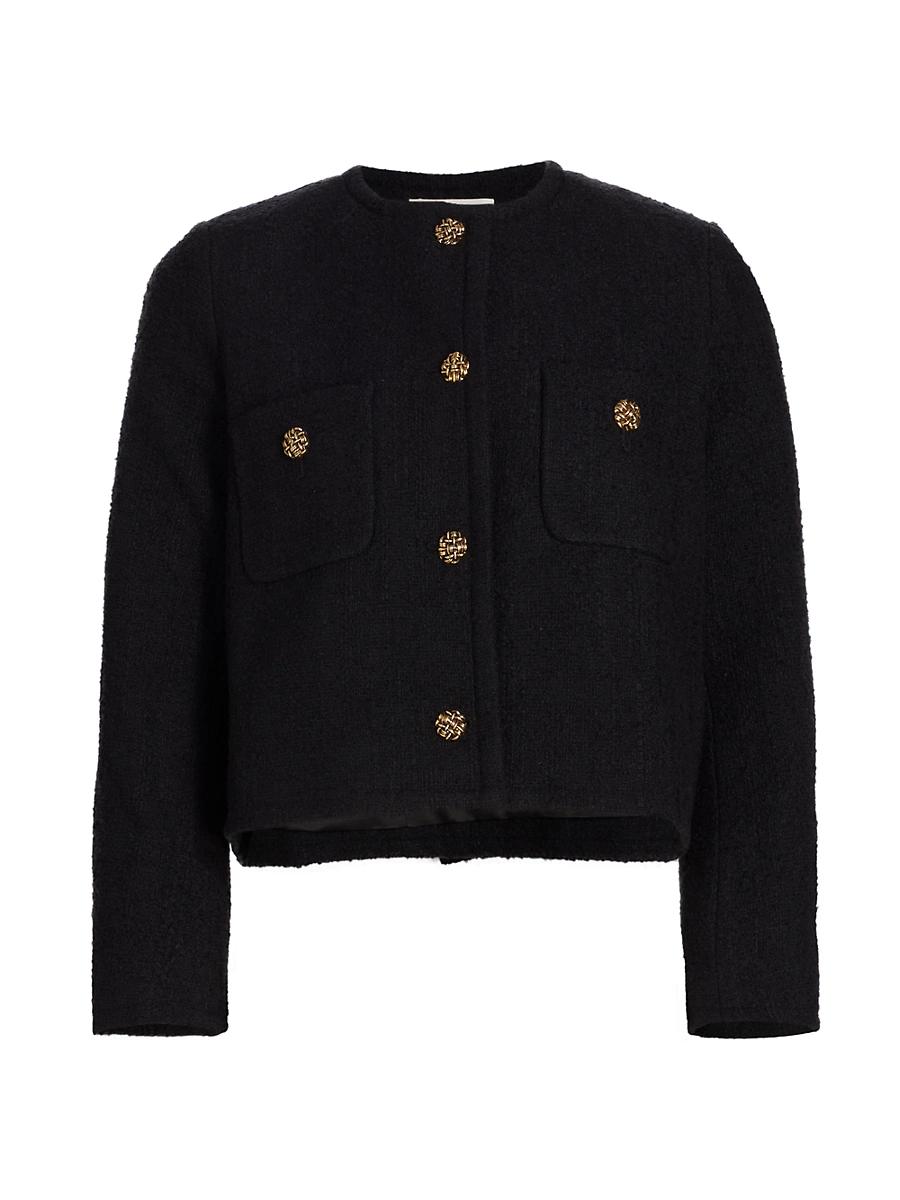 Womens Meredith Tweed Cotton-Blend Jacket Product Image
