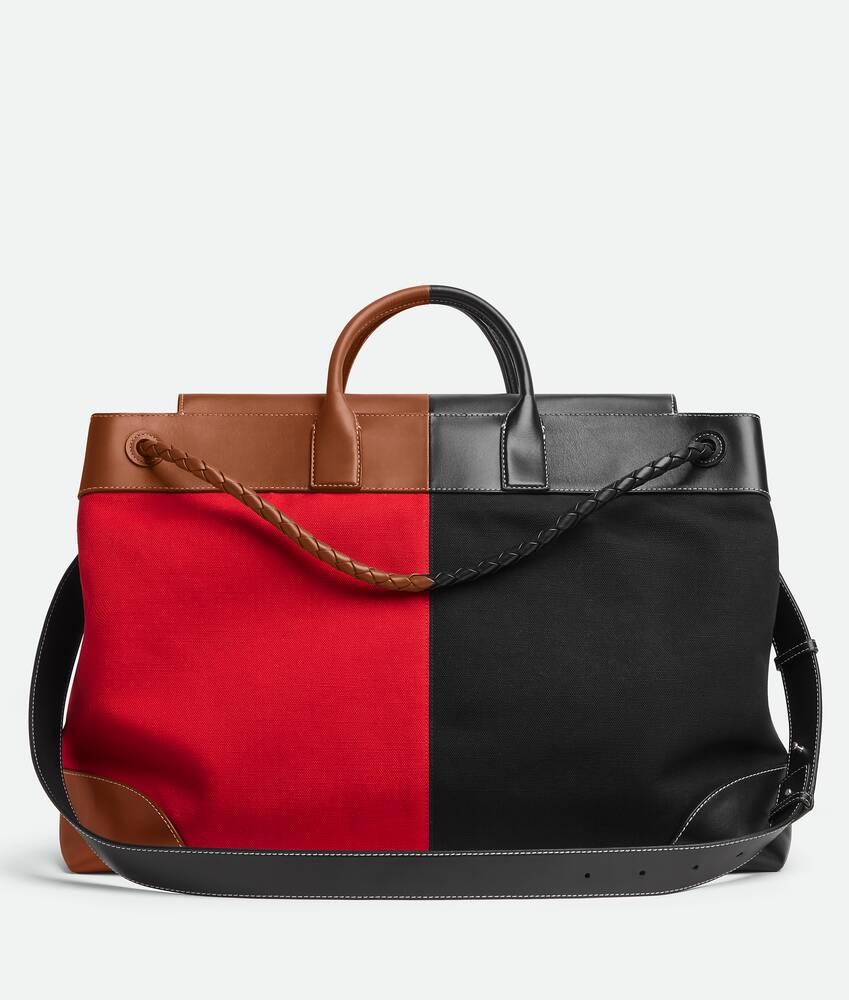 Men's Large Andiamo Voyager in Black/scarlet/light wood Product Image