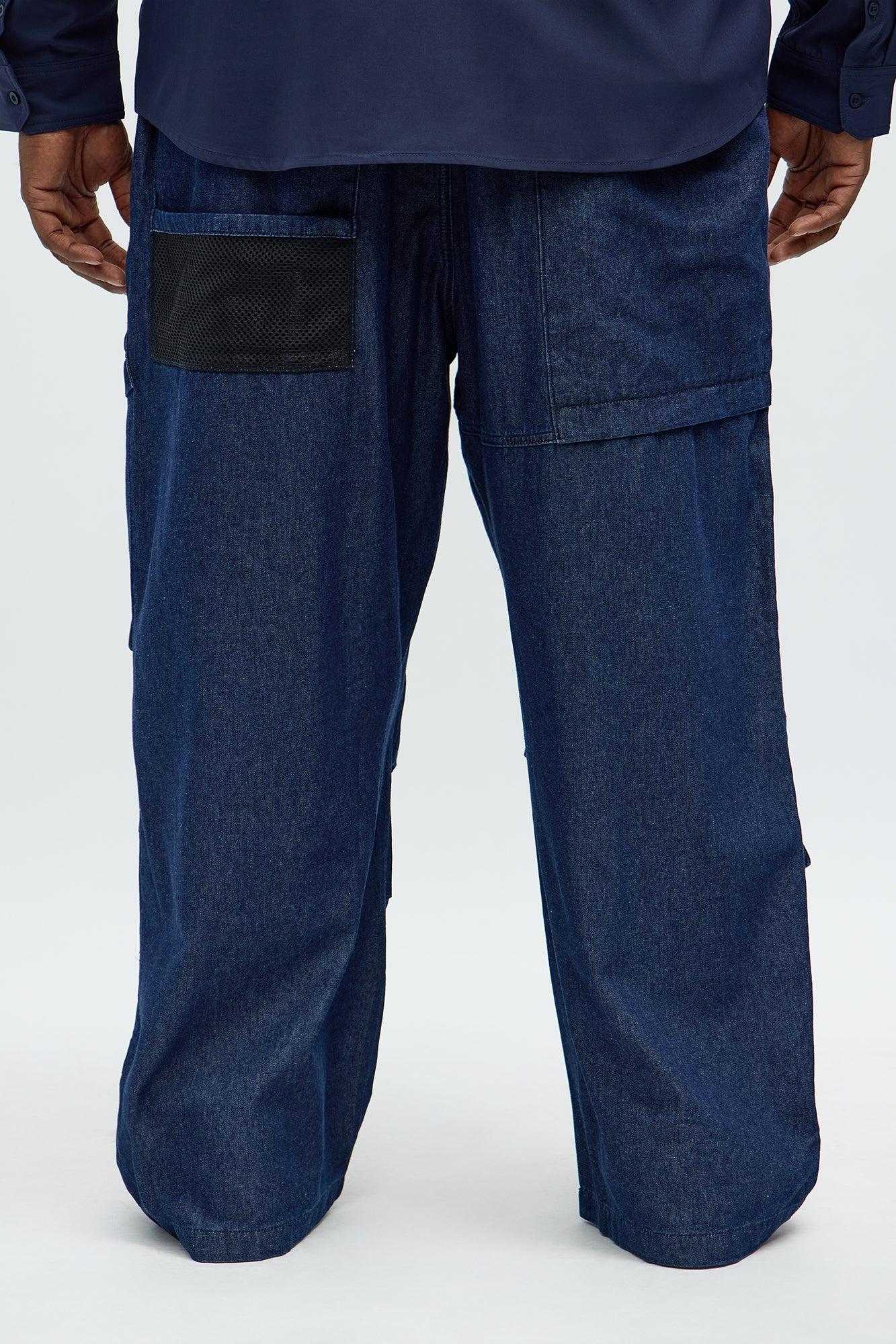 Max Cargo Baggy Pants - Indigo Male Product Image