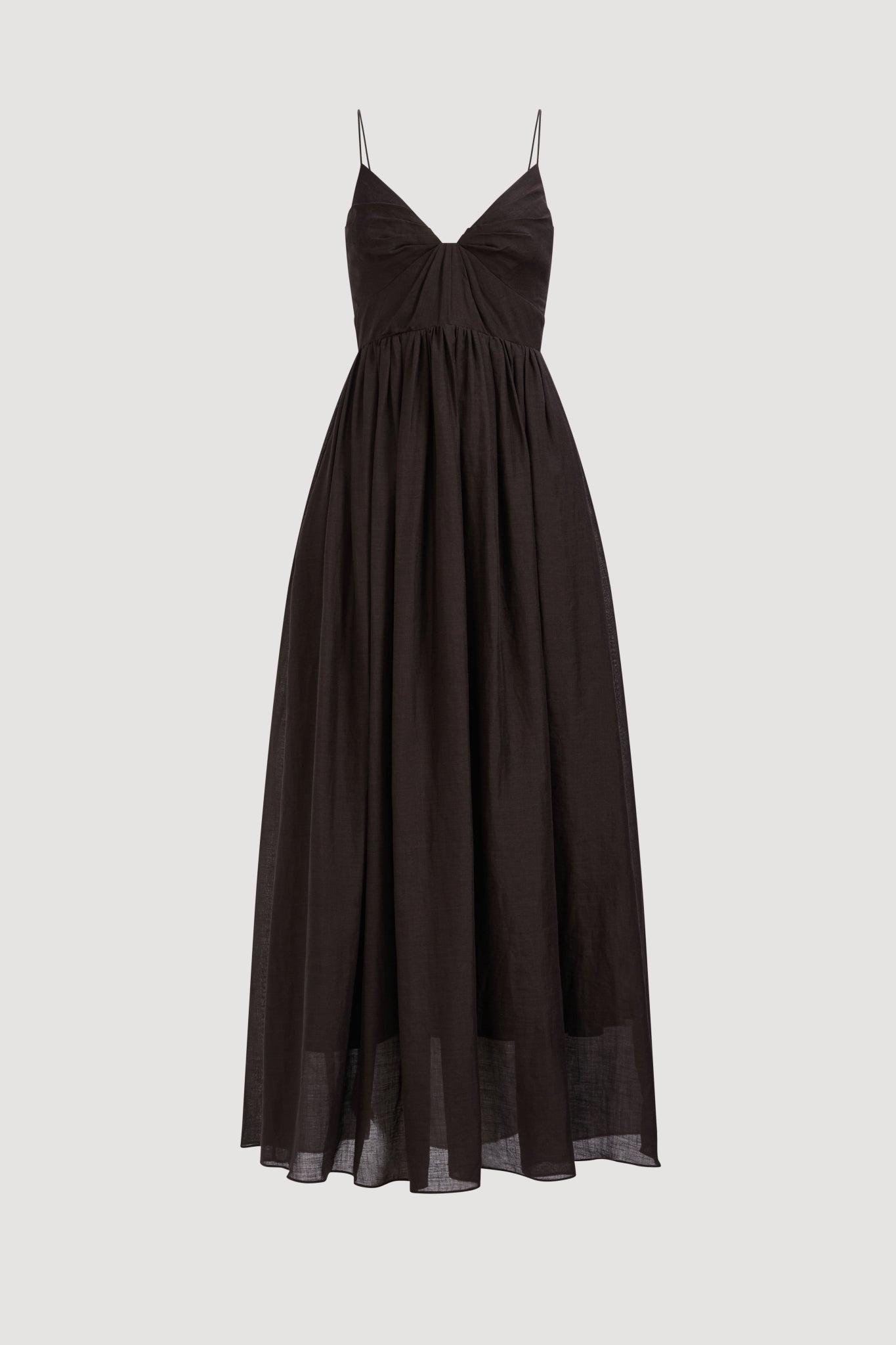 Vacation Maxi Dress-BLACK / 4 Product Image