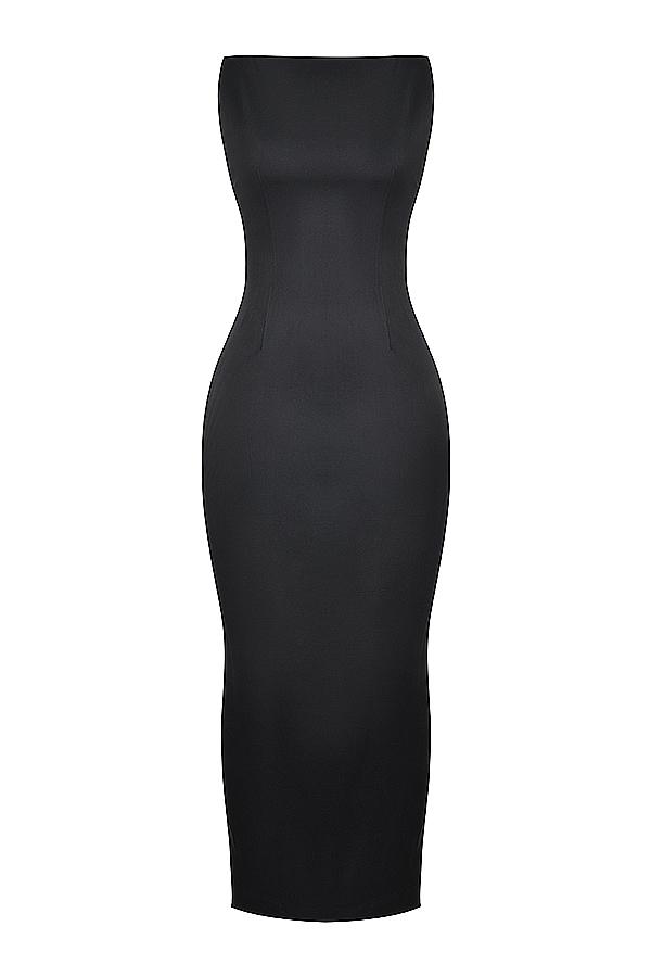 Filomena  black maxi dress Product Image