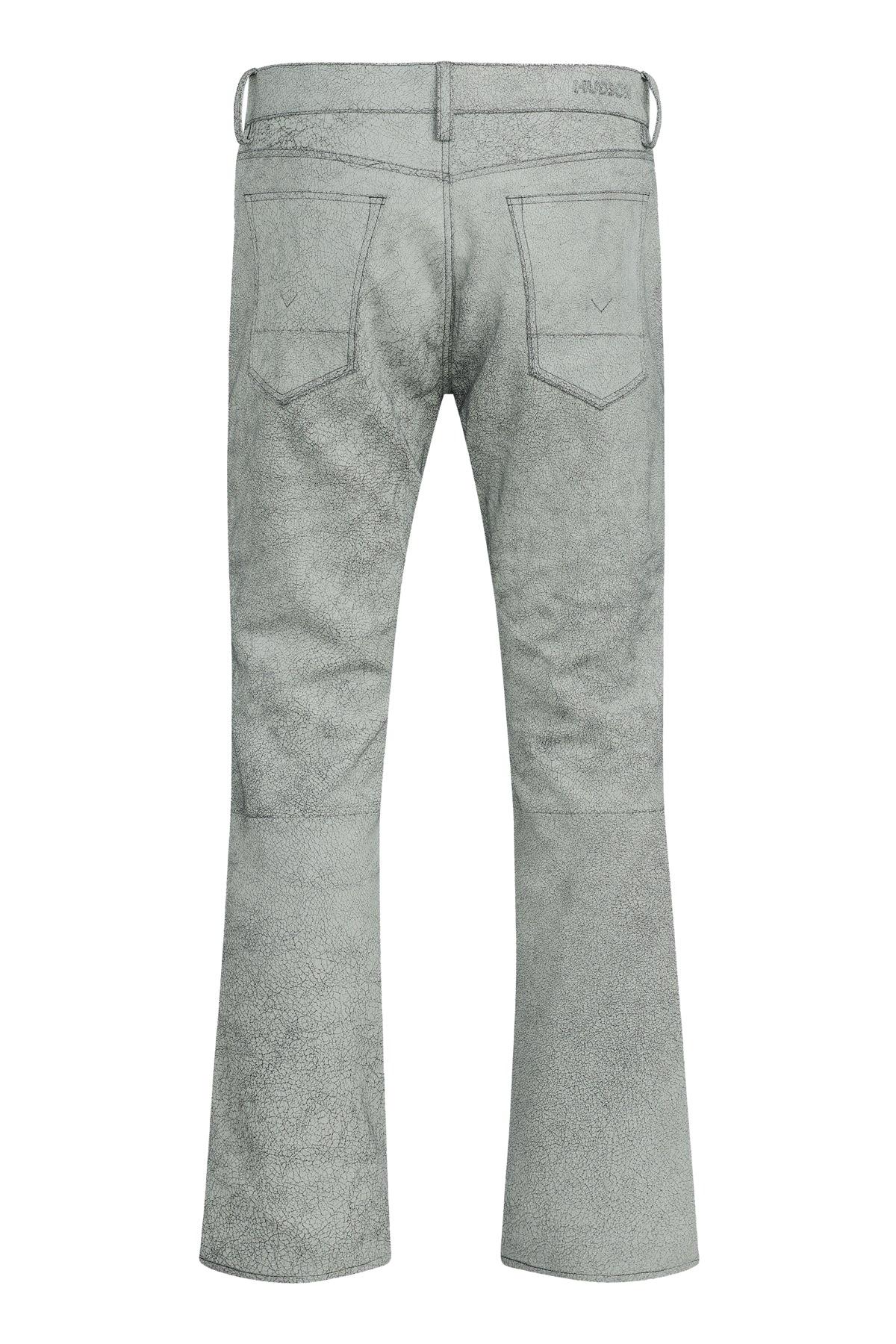 Walker Kick Flare Leather Pant Male Product Image