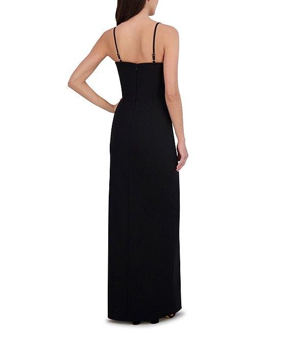 Vince Camuto Origami Draped Neck Sleeveless Ball Gown Product Image