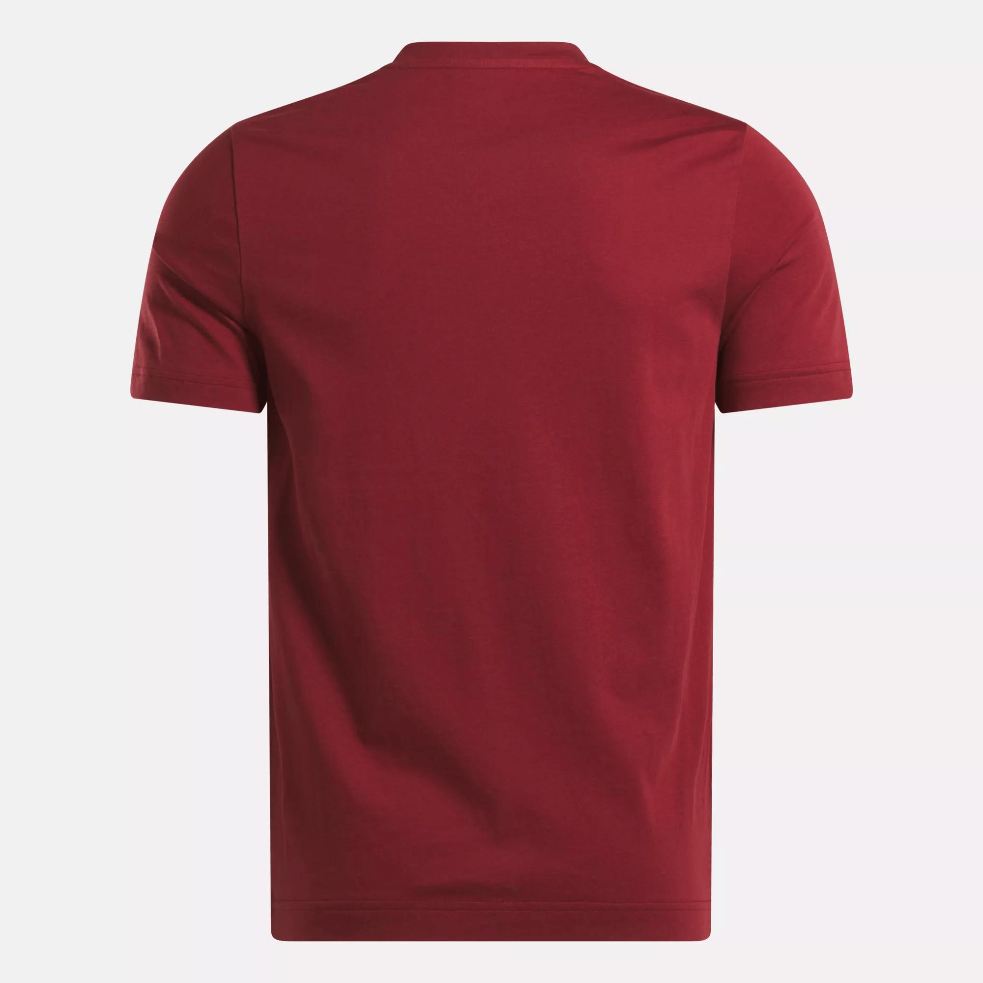 Men's Reebok Identity Big Stacked Logo T-Shirt Male Product Image
