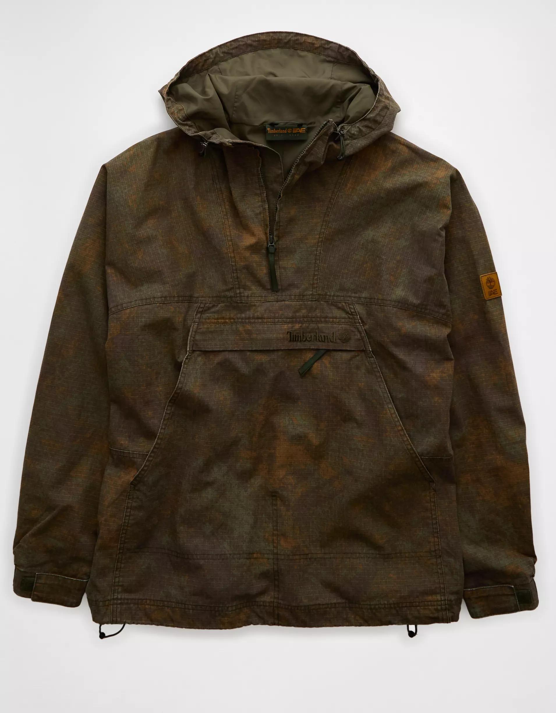 Timberland x AE Camo Lightweight Anorak Jacket Product Image