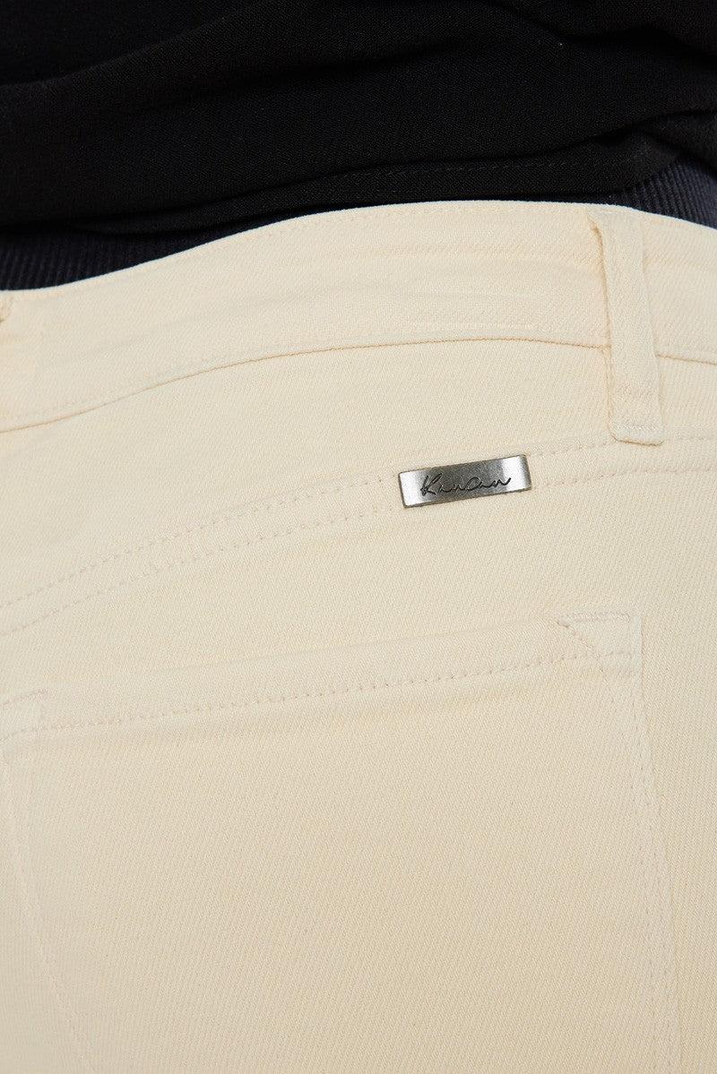 Mid Rise Skinny Straight Jeans Product Image