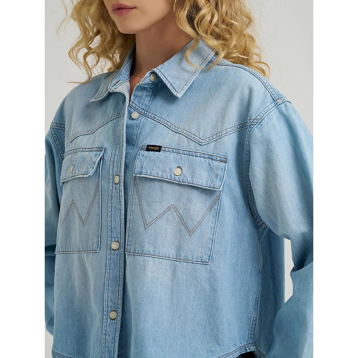 Women's Boxy Shirt in Misty Product Image