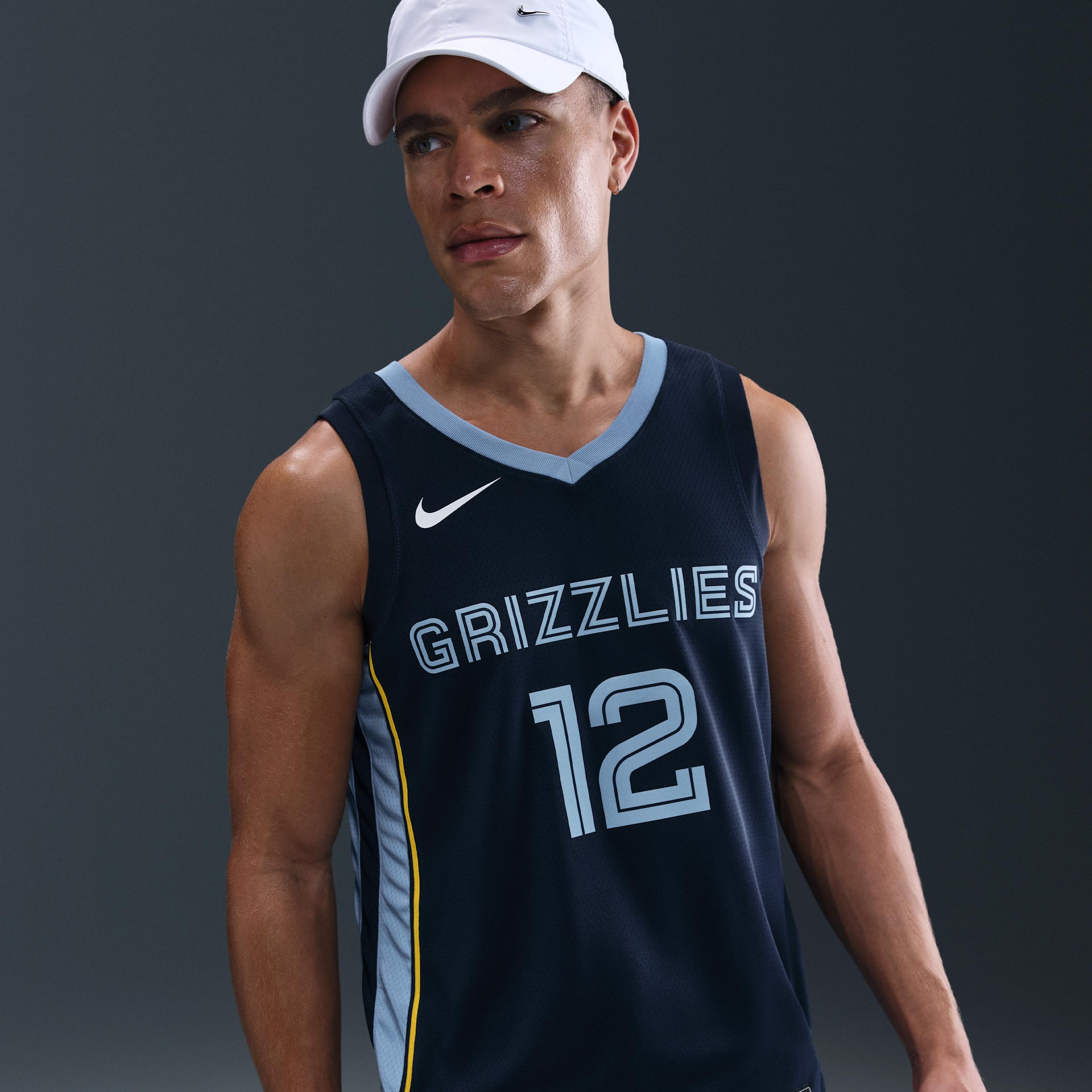 Memphis Grizzlies Icon Edition Nike Men's Dri-FIT NBA Swingman Jersey Product Image
