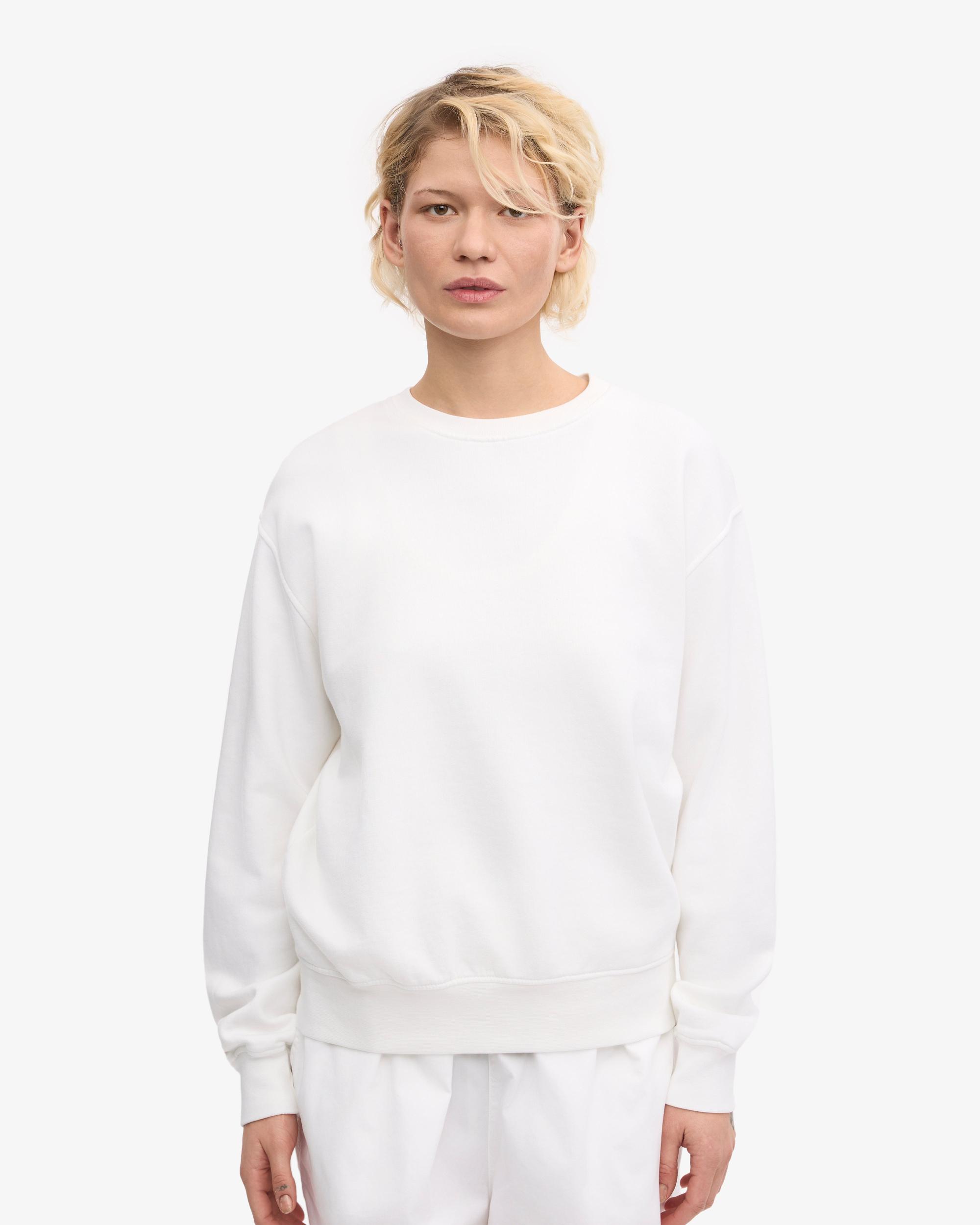 Women Classic Organic Crew - Optical White Product Image