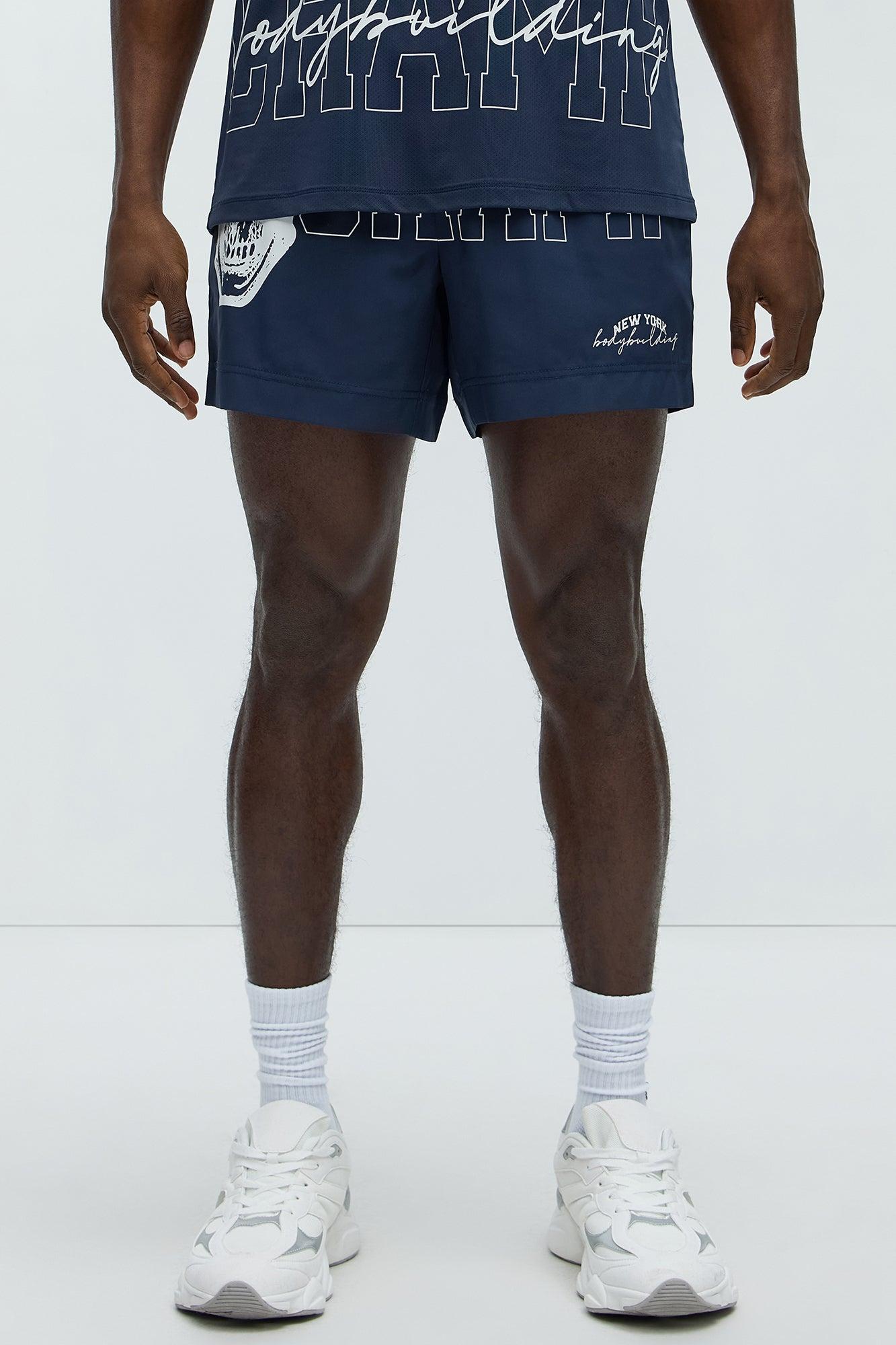 NY Champ Active Mid Short - Navy Product Image