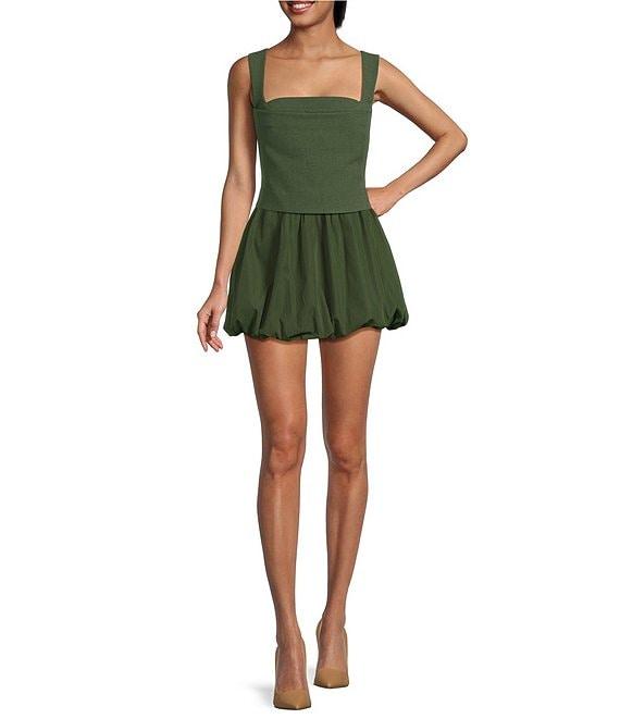 Gianni Bini Everly Poplin Bubble Mini Skirt Product Image