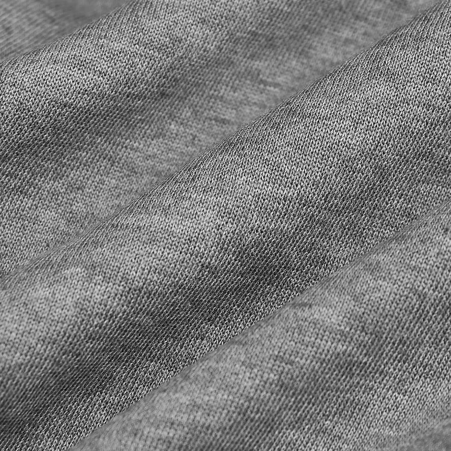 Heather Gray Fleece French Terry Shorts Product Image