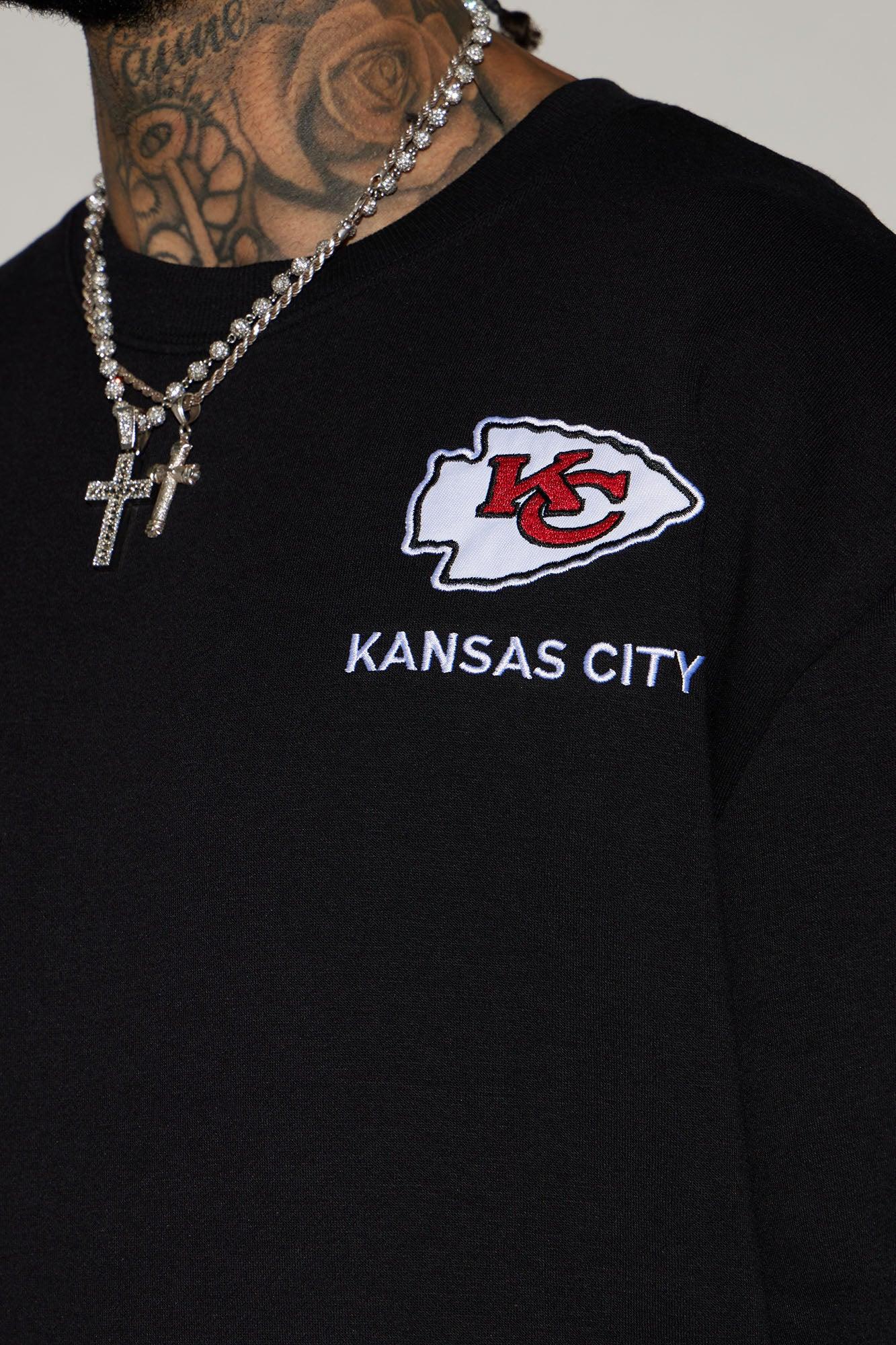 Chiefs Higher Education Fleece Crew Neck Sweater - Black/combo Male Product Image