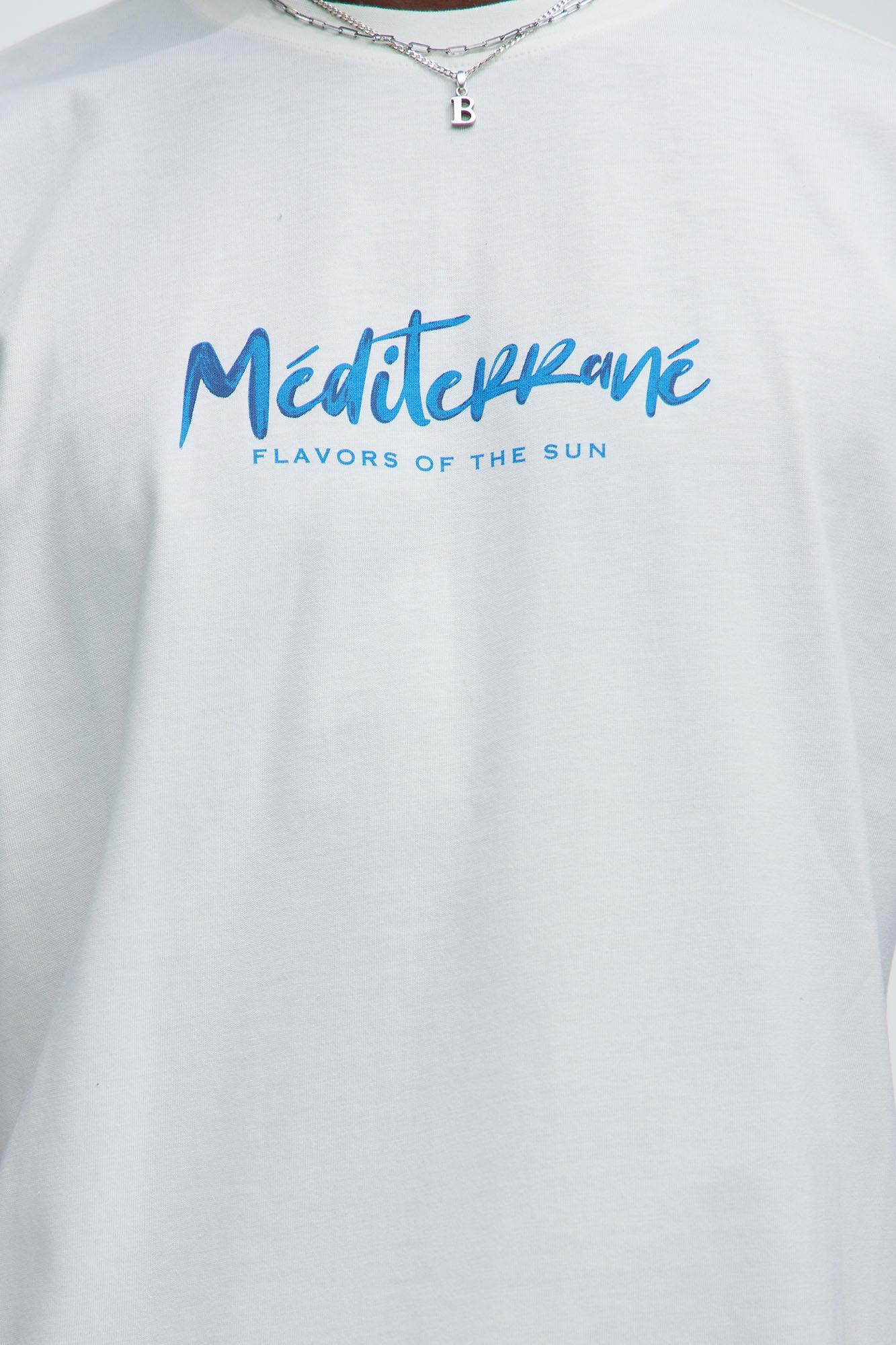Mediterrane Short Sleeve Tee - Cream Product Image