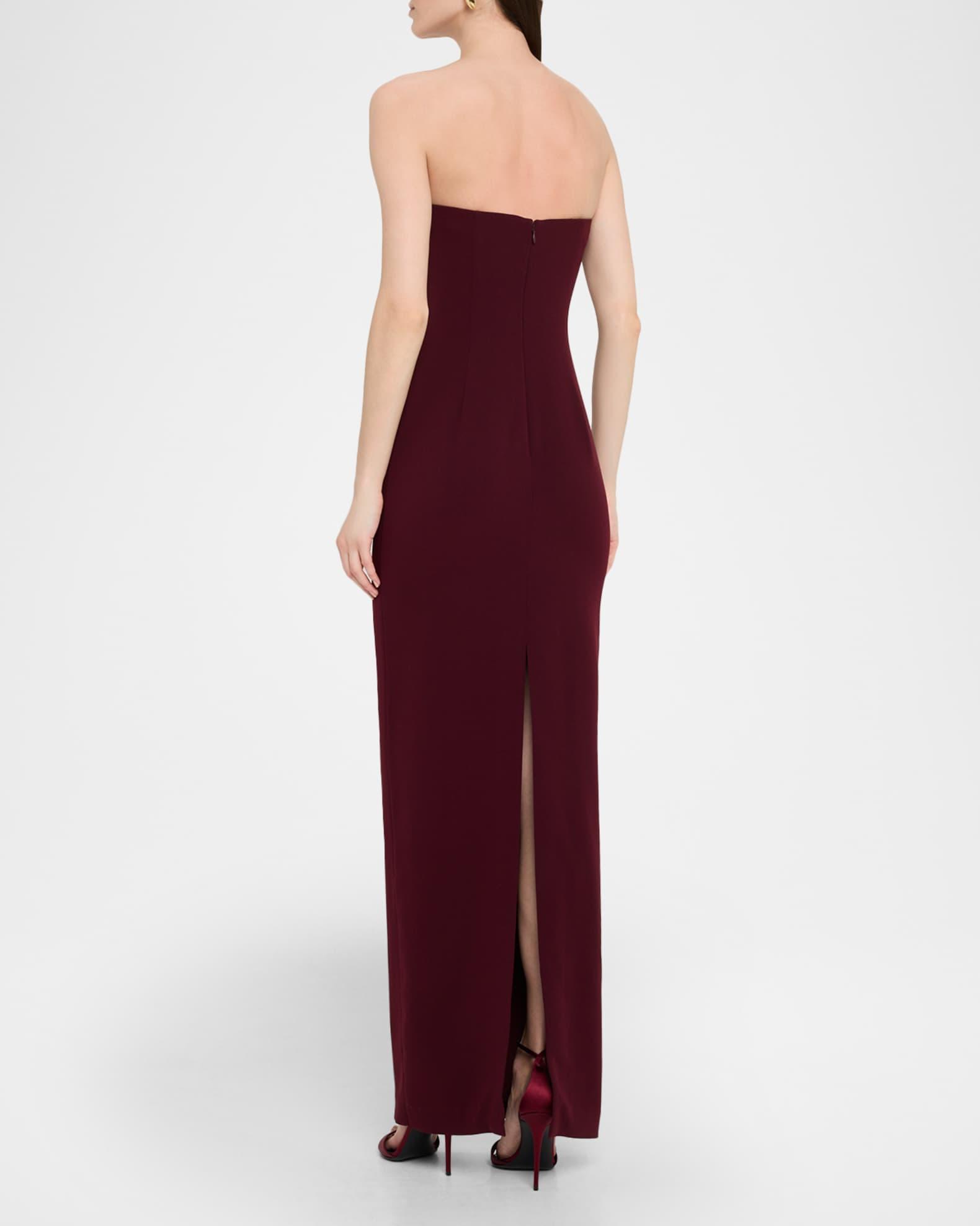 Strapless Diamante Bust Light Cady Gown Product Image