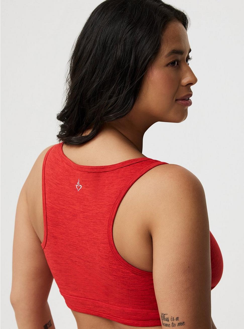 Performance Jersey Ruched Yoga Bra Product Image