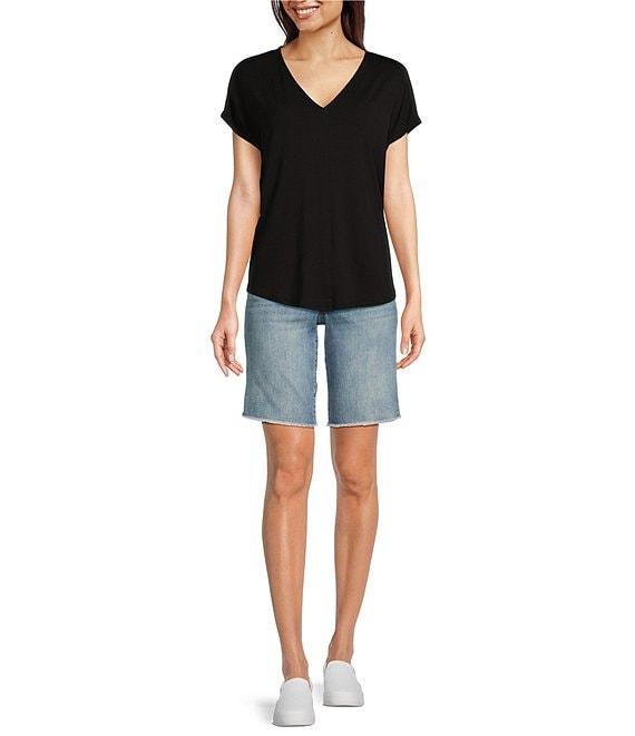 KUT from the Kloth Natalie Bermuda Mid Rise Shorts Product Image
