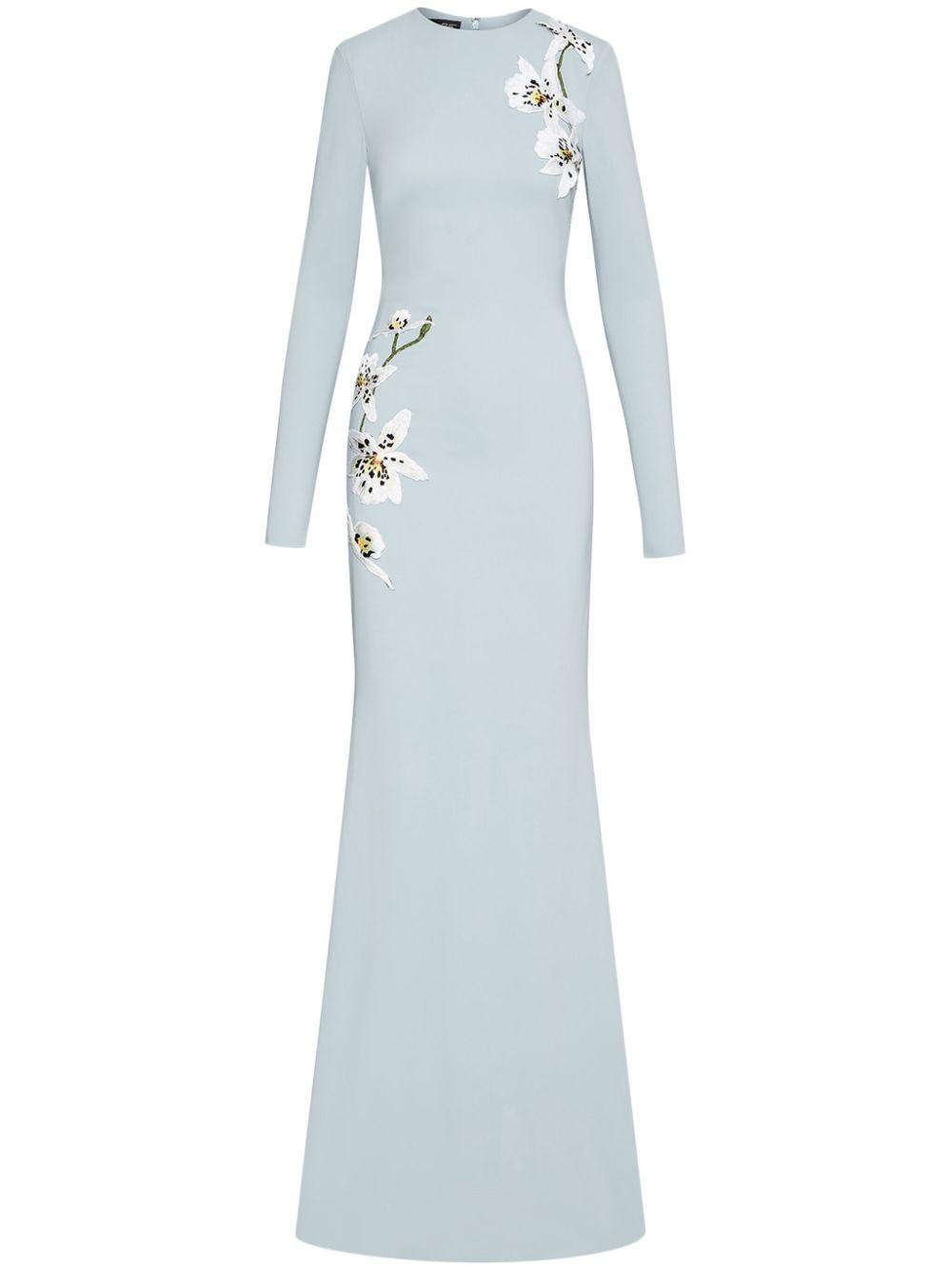 Orchid Threadwork cady gown Product Image