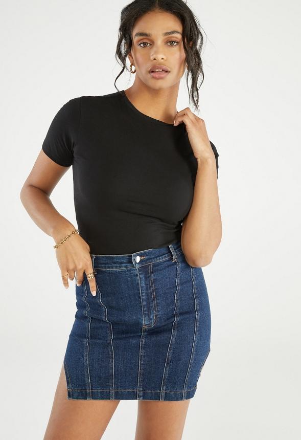 JustFab Margaux Platform Loafer Pump Womens Black/ White Size 8.5 Product Image