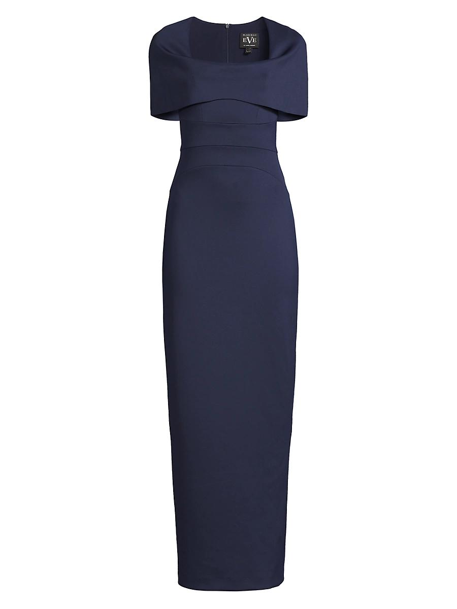 Womens Eve Bernice Cape-Sleeve Gown Product Image
