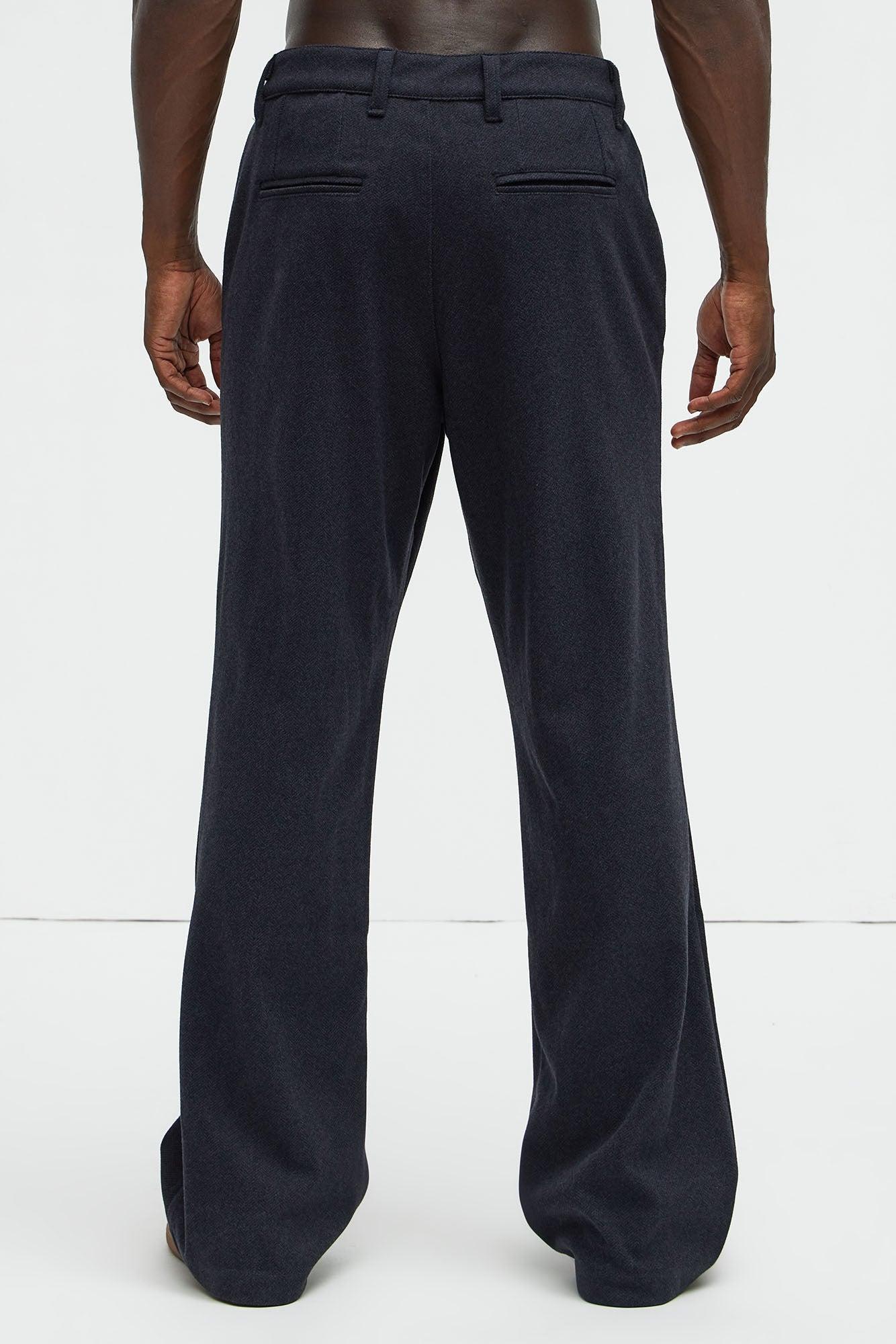 Summer Bummer Straight Trousers - Navy Product Image