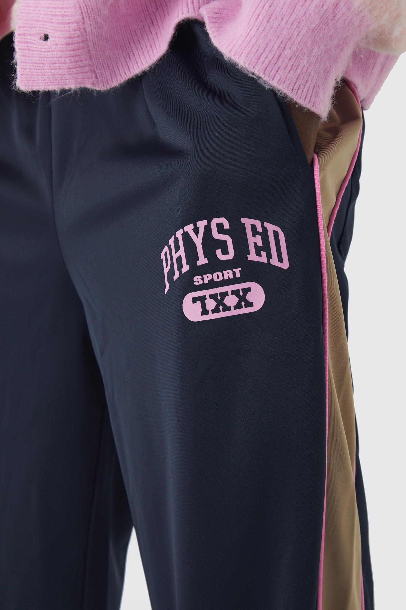 Extreme Wide Leg Graphic Tricot Sweatpants | boohooMAN USA Product Image