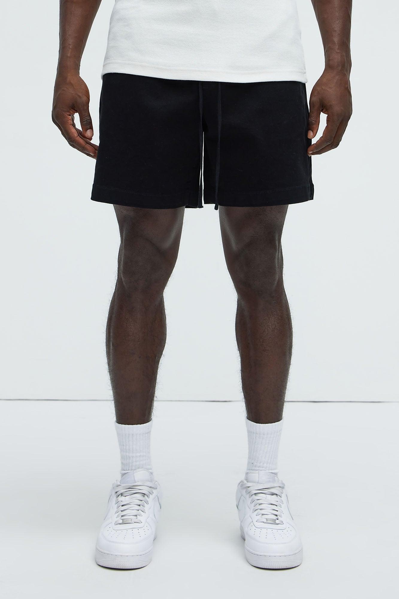 Twill Volley Shorts - Black Product Image