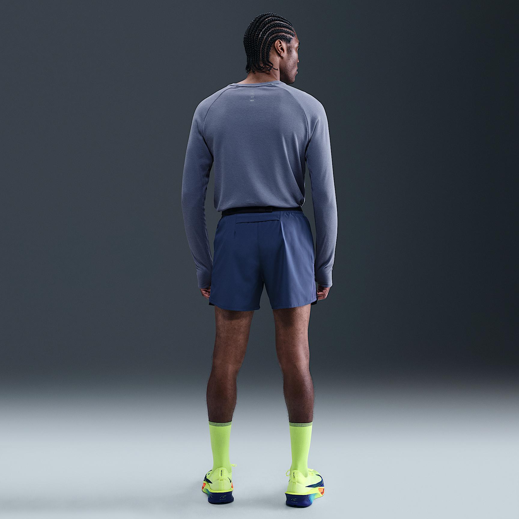 Nike Mens Stride Dri-FIT Running Waffle Crew | HV2705-499 Product Image