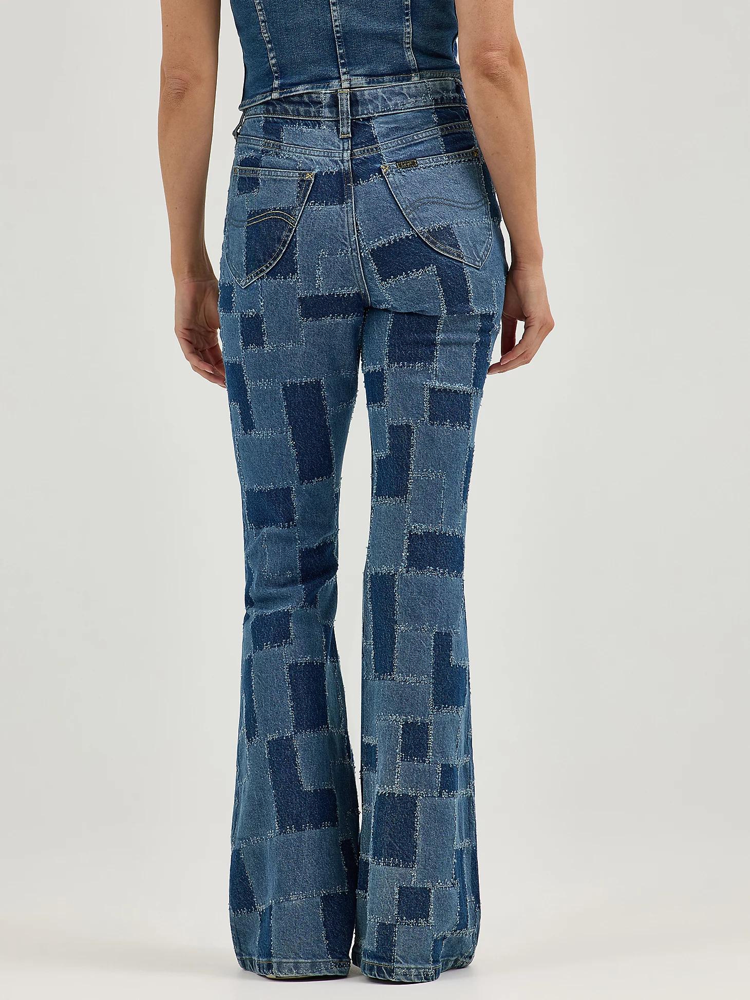 Women's High Rise Patchwork Flare Jean | Women's Jeans | Lee® Product Image