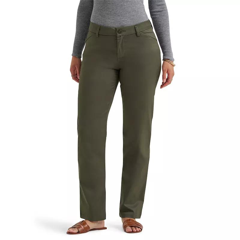 Women's Lee® Wrinkle-Free Relaxed Fit Straight-Leg Pants,  Product Image