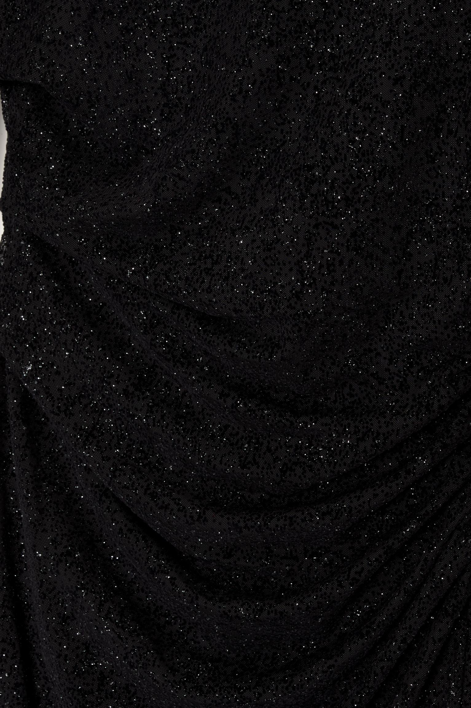 Short asymmetric shiny dress Product Image