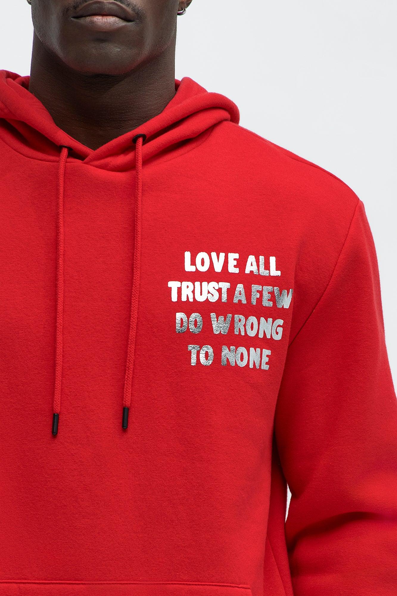 Stand Tall Hoodie - Red Product Image