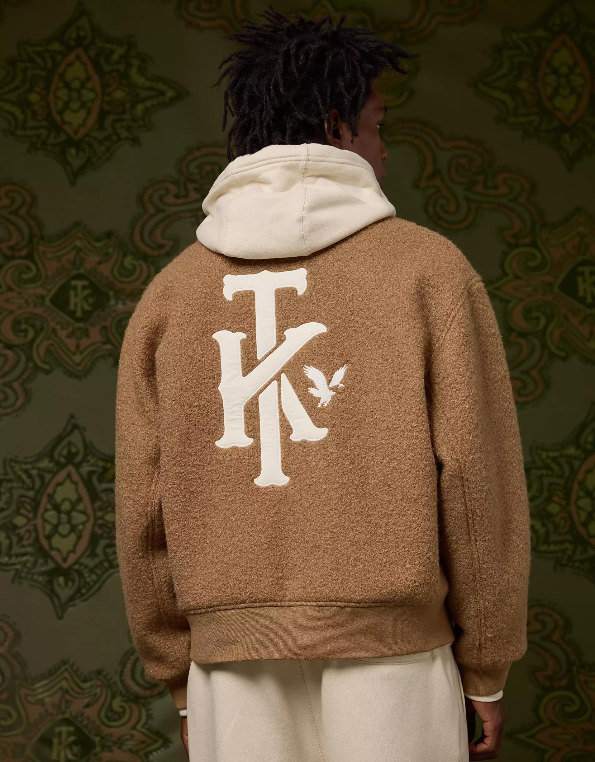 AE x Tru Kolors Sherpa Bomber Jacket Product Image