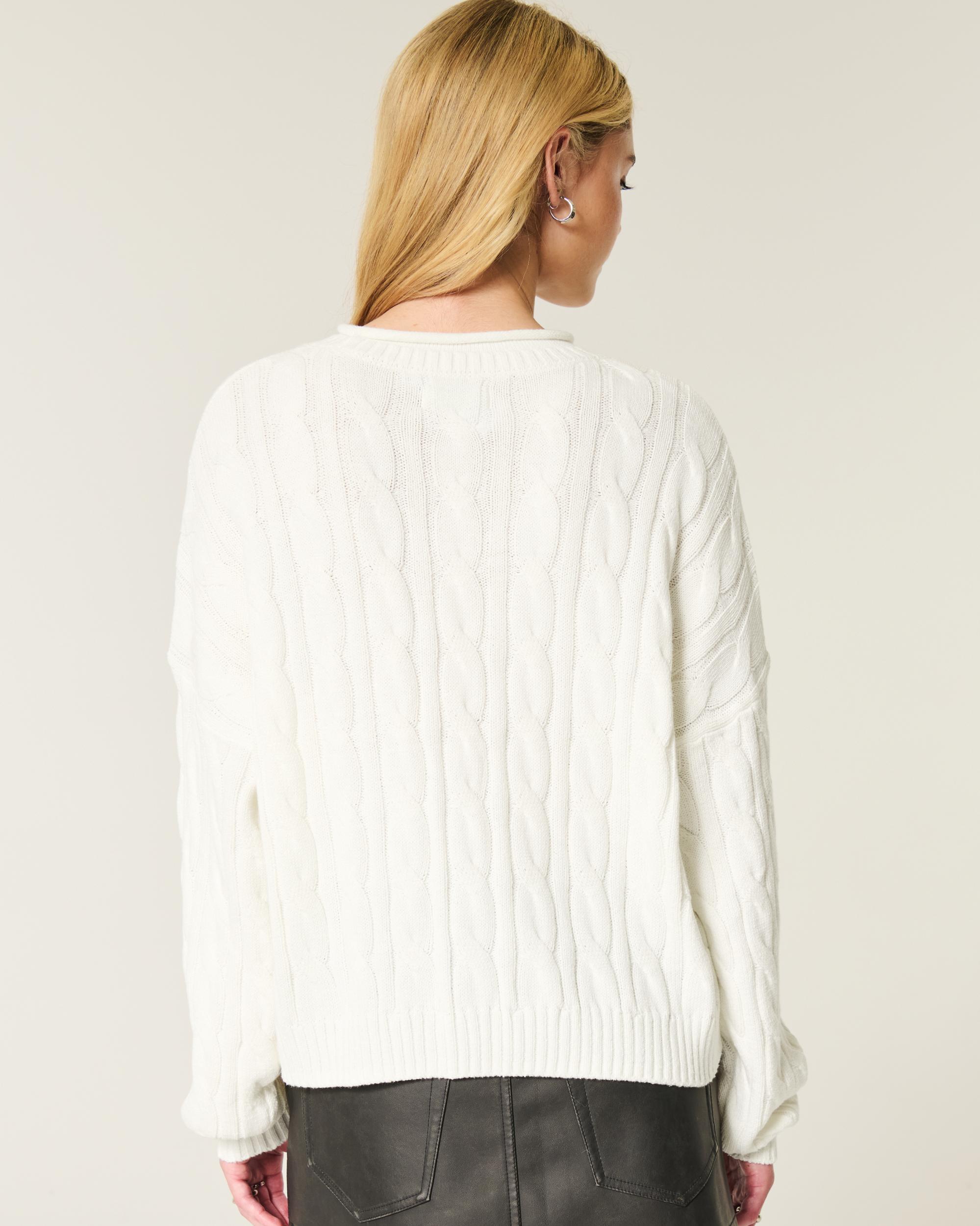Easy Roll-Neck Crew Sweater Product Image