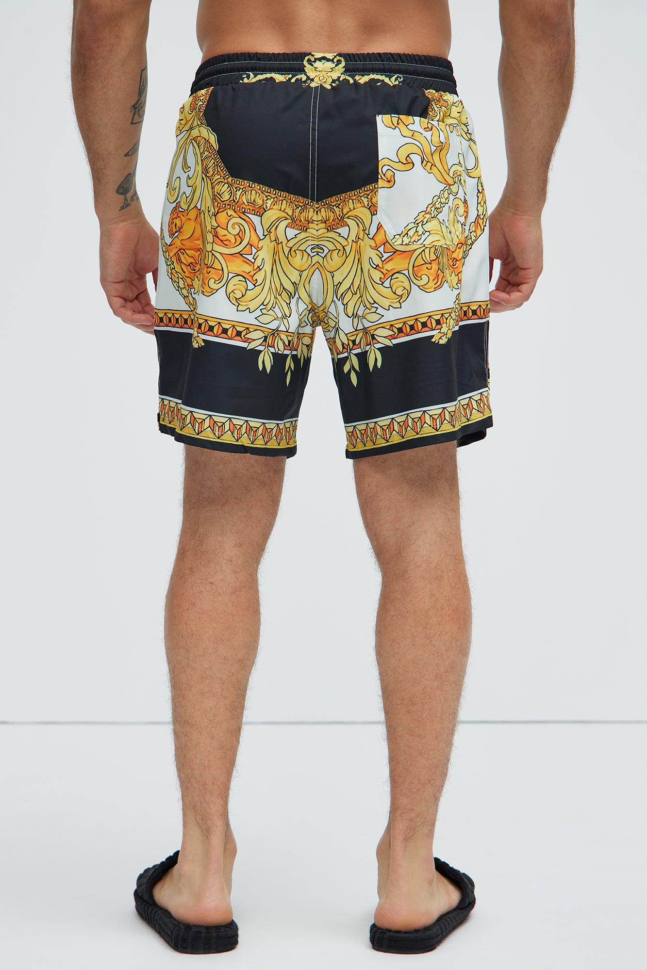 Del Roma Swim Classic Trunk - Black/combo Product Image