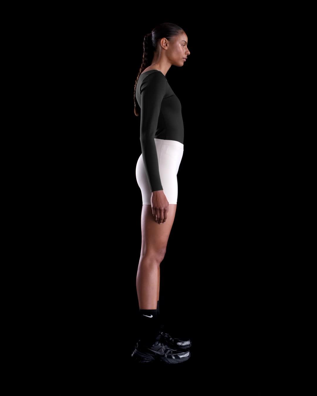 Nike Womens Form Long-Sleeve Bodysuit | HQ8296-011 Product Image