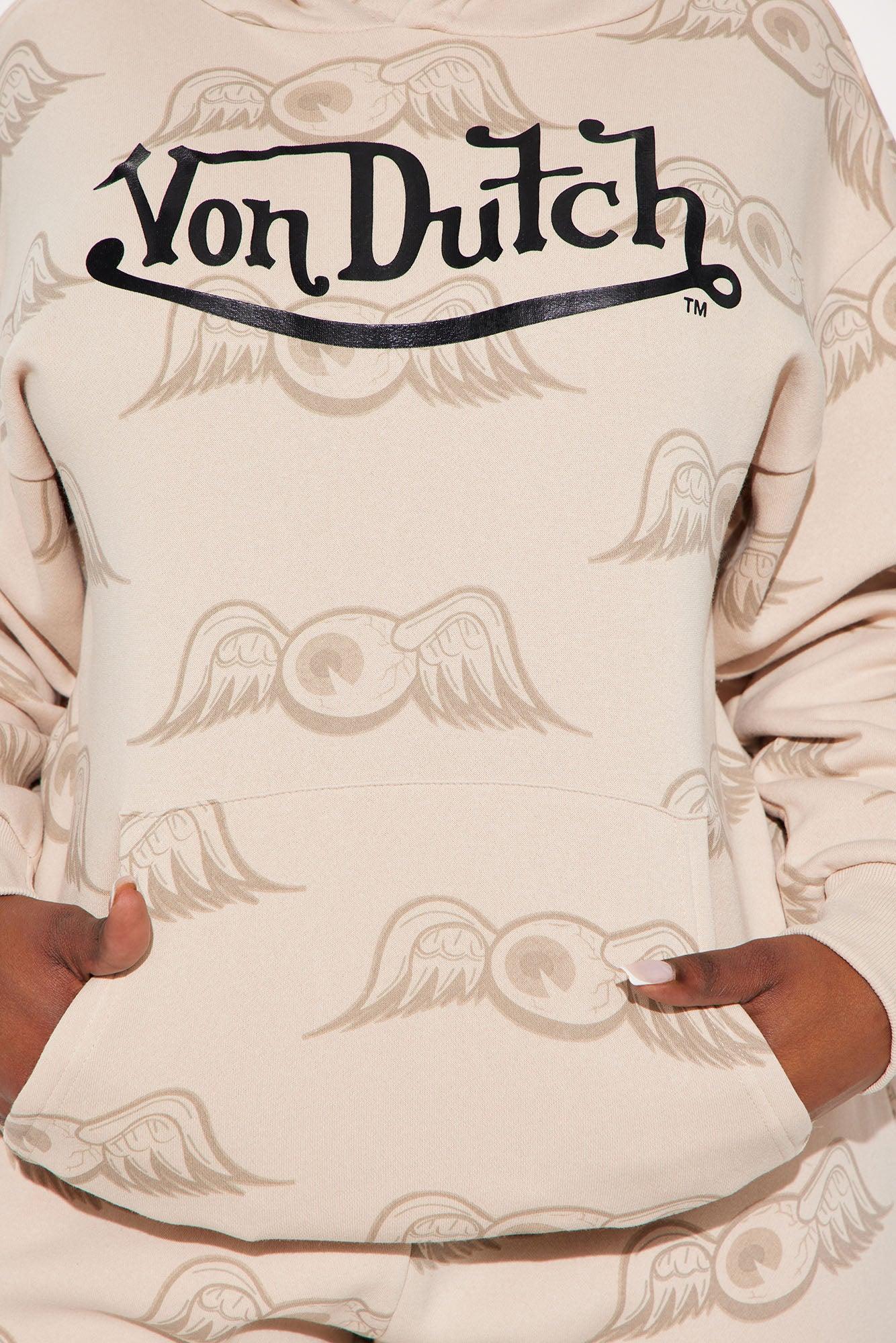 Von Dutch Fly High Hoodie - Sand Product Image