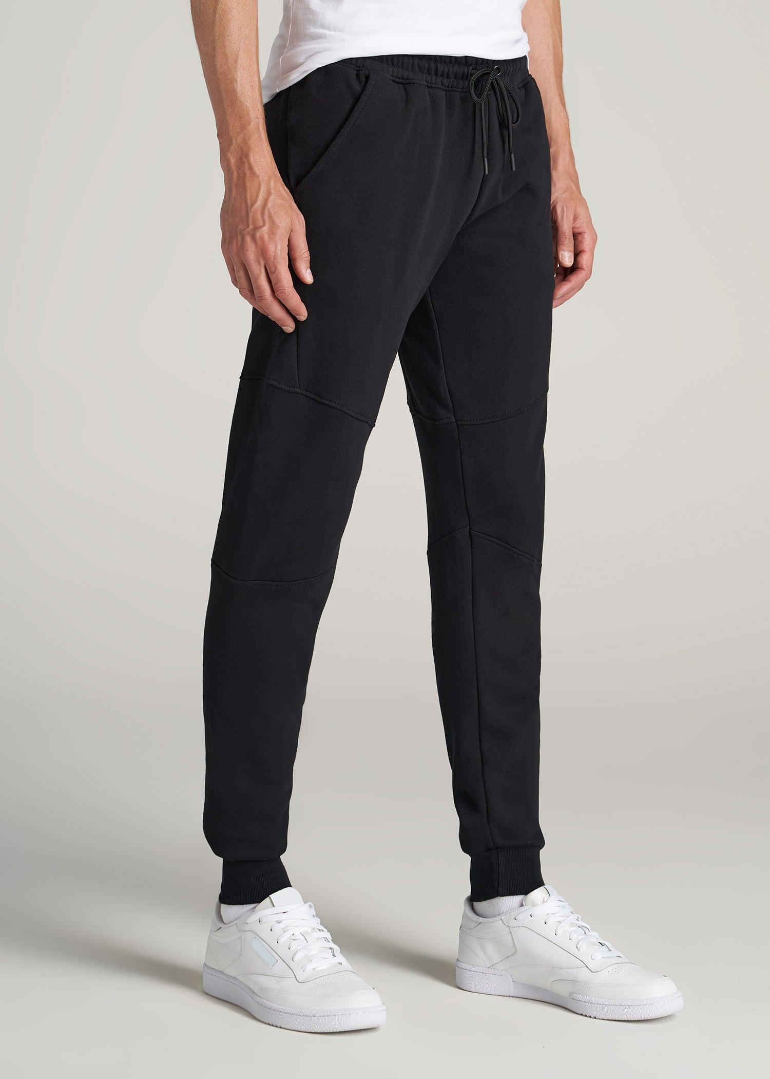 Wearever Fleece Joggers for Tall Men in Black Male Product Image