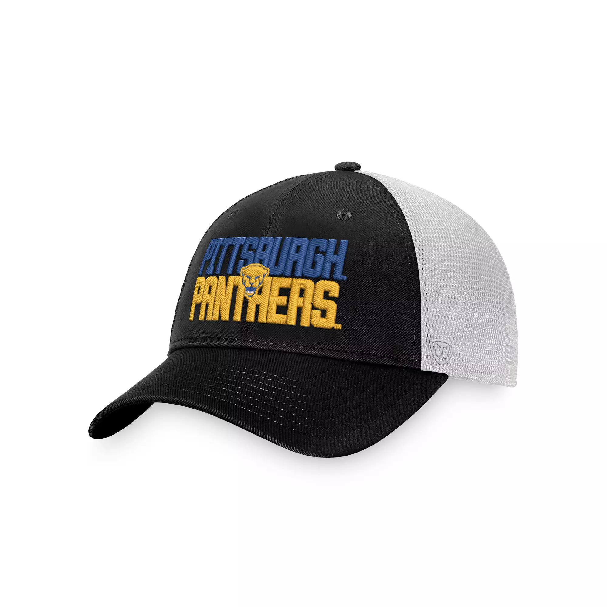 Men's Top of the World Navy Auburn Tigers Breakout Trucker Snapback Hat, Blue Product Image