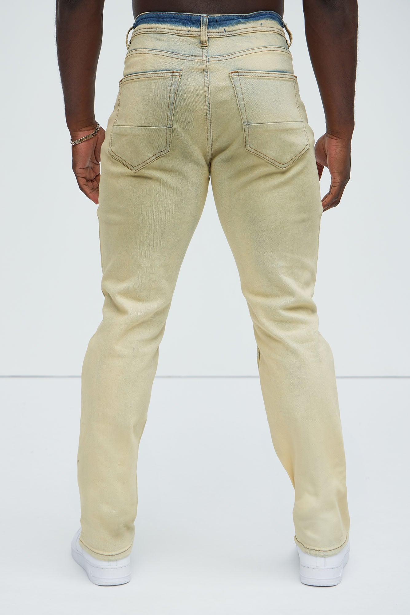 Got To Stay Up Slim Jeans - Light Wash Product Image