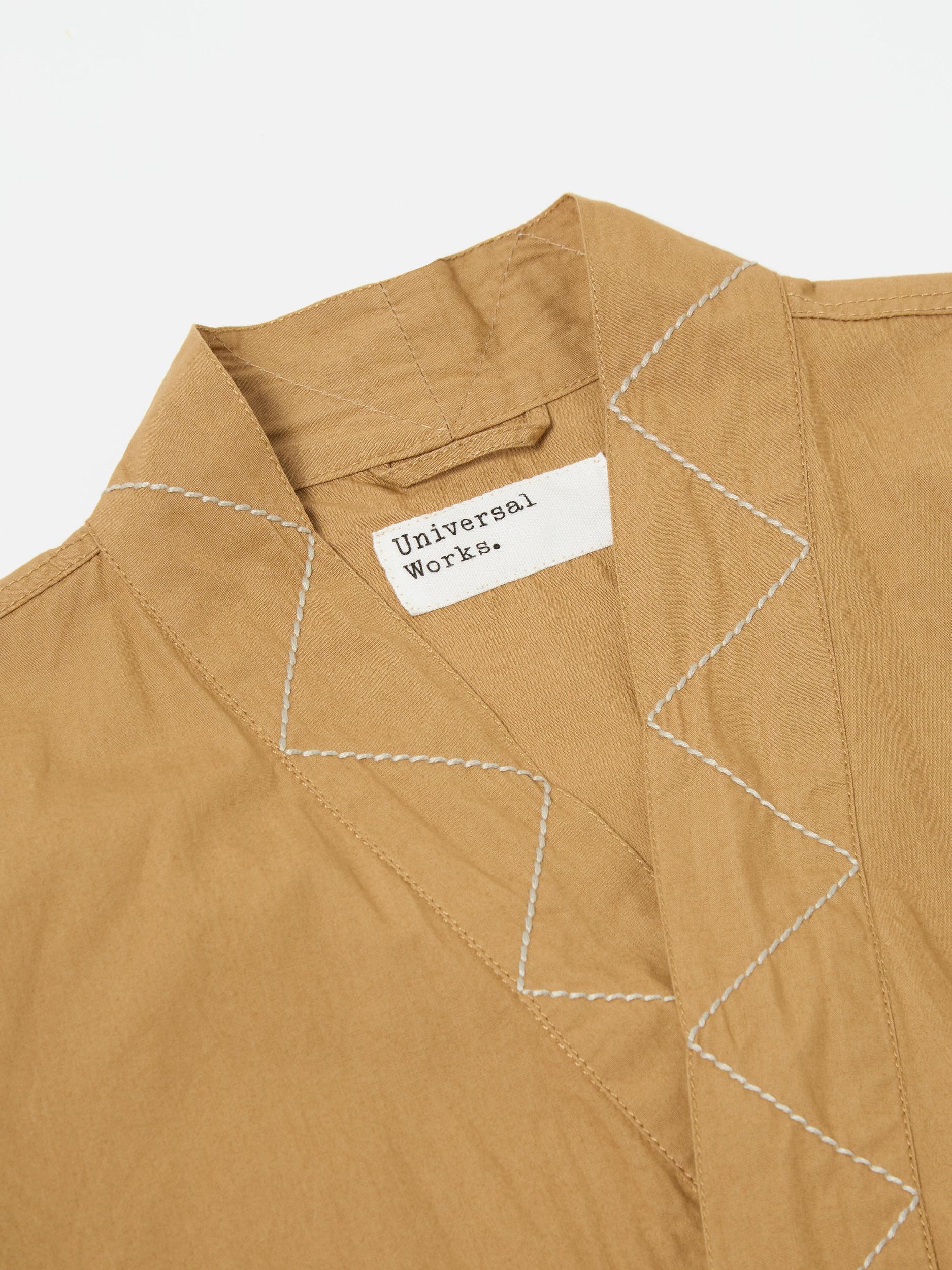 Universal Works Osaka Work Jacket in Sand Broad Cloth Product Image